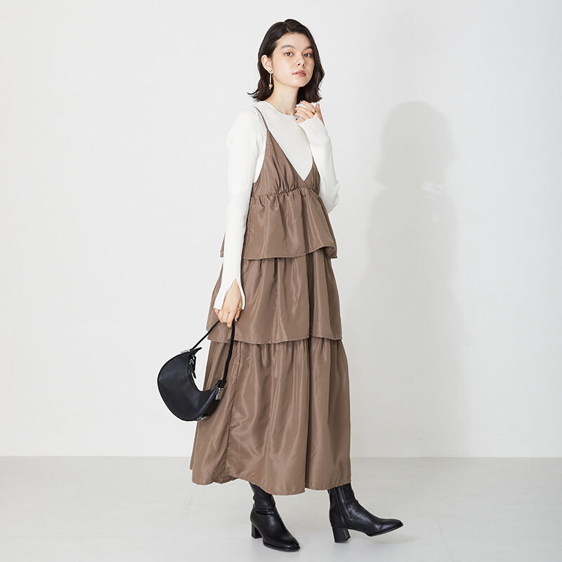 ORiental TRaffic「ラウンドトゥストレッチブーツ/31425」|ショートブーツ|