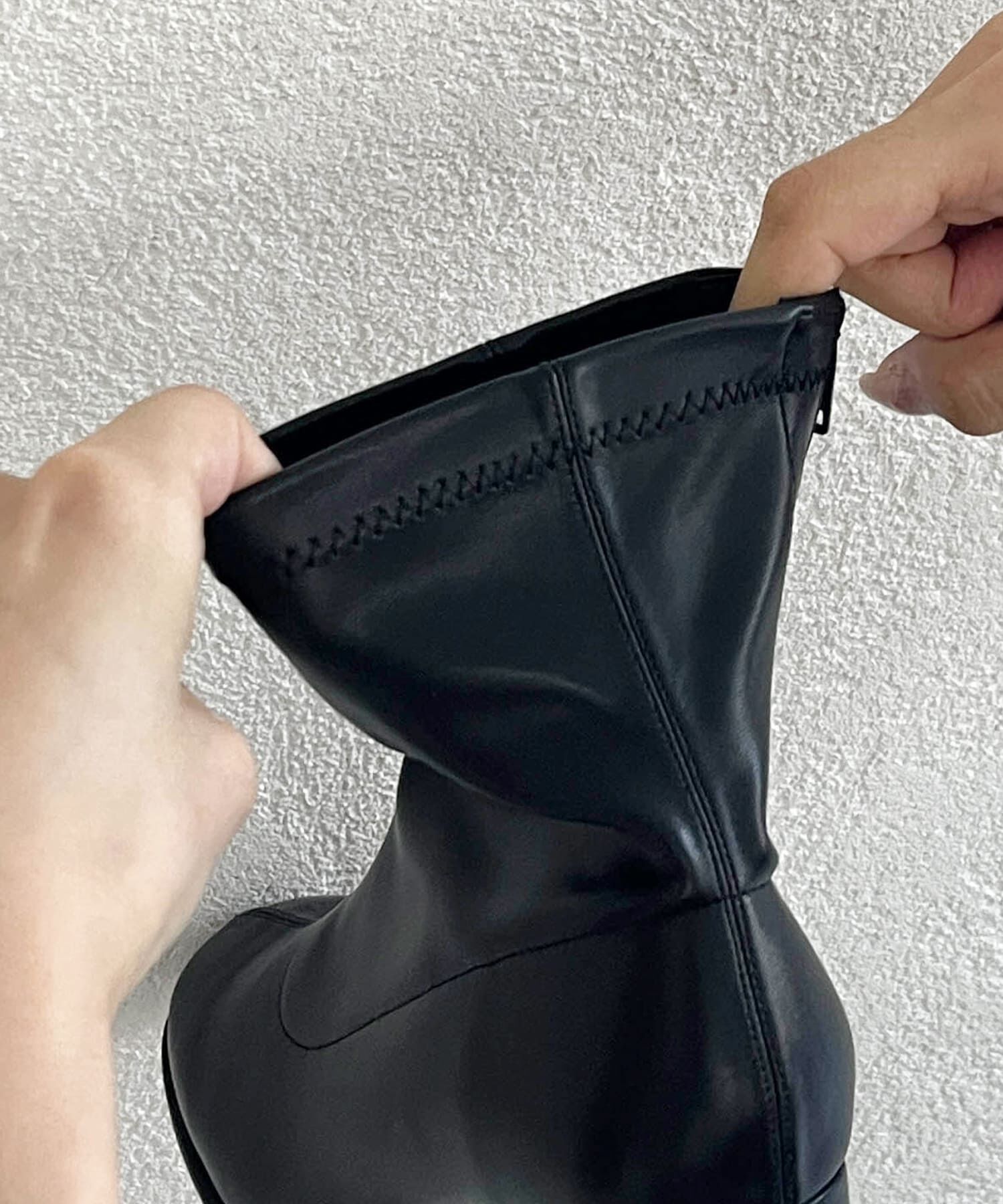 ORiental TRaffic「ラウンドトゥストレッチブーツ/31425」|ショートブーツ|