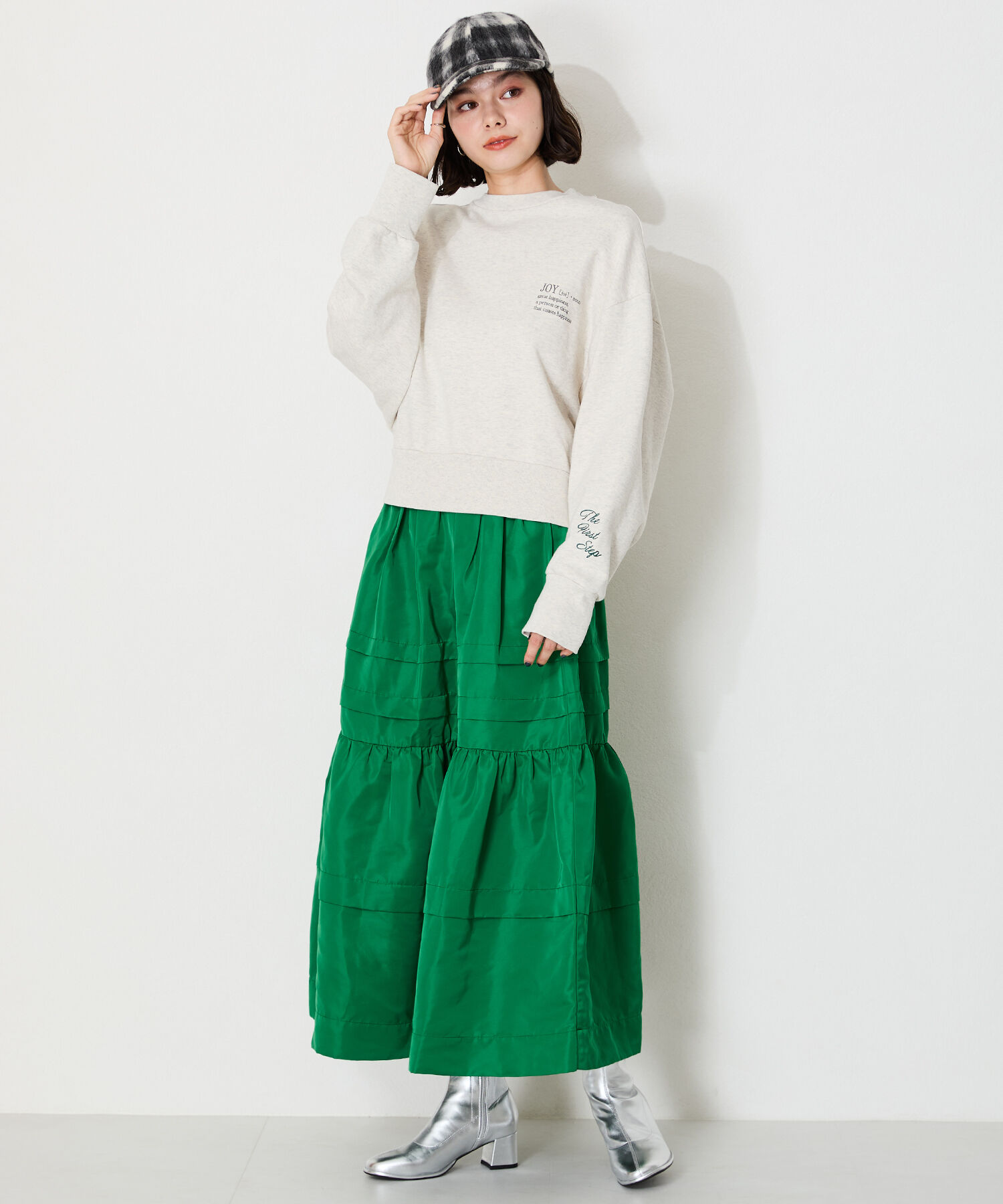 ORiental TRaffic「ラウンドトゥストレッチブーツ/31425」|ショートブーツ|