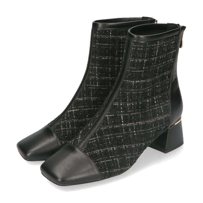 ORiental TRaffic「ツイード 切替 ブーツ /31427 ショートブーツ」|ショートブーツ|