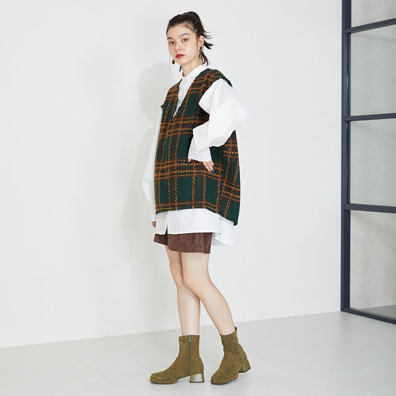 WA Oriental TRaffic「プラットフォームストレッチブーツ/32405」|ショートブーツ|