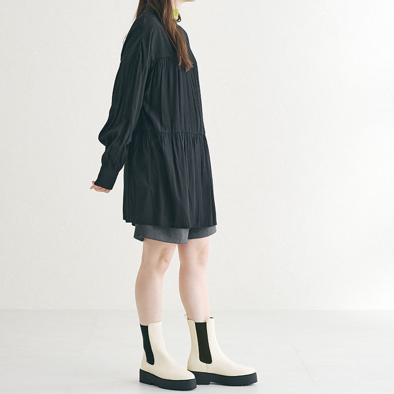 ORiental TRaffic「厚底 ミドル丈 サイドゴアブーツ /31439 ミドルブーツ」|ショートブーツ|