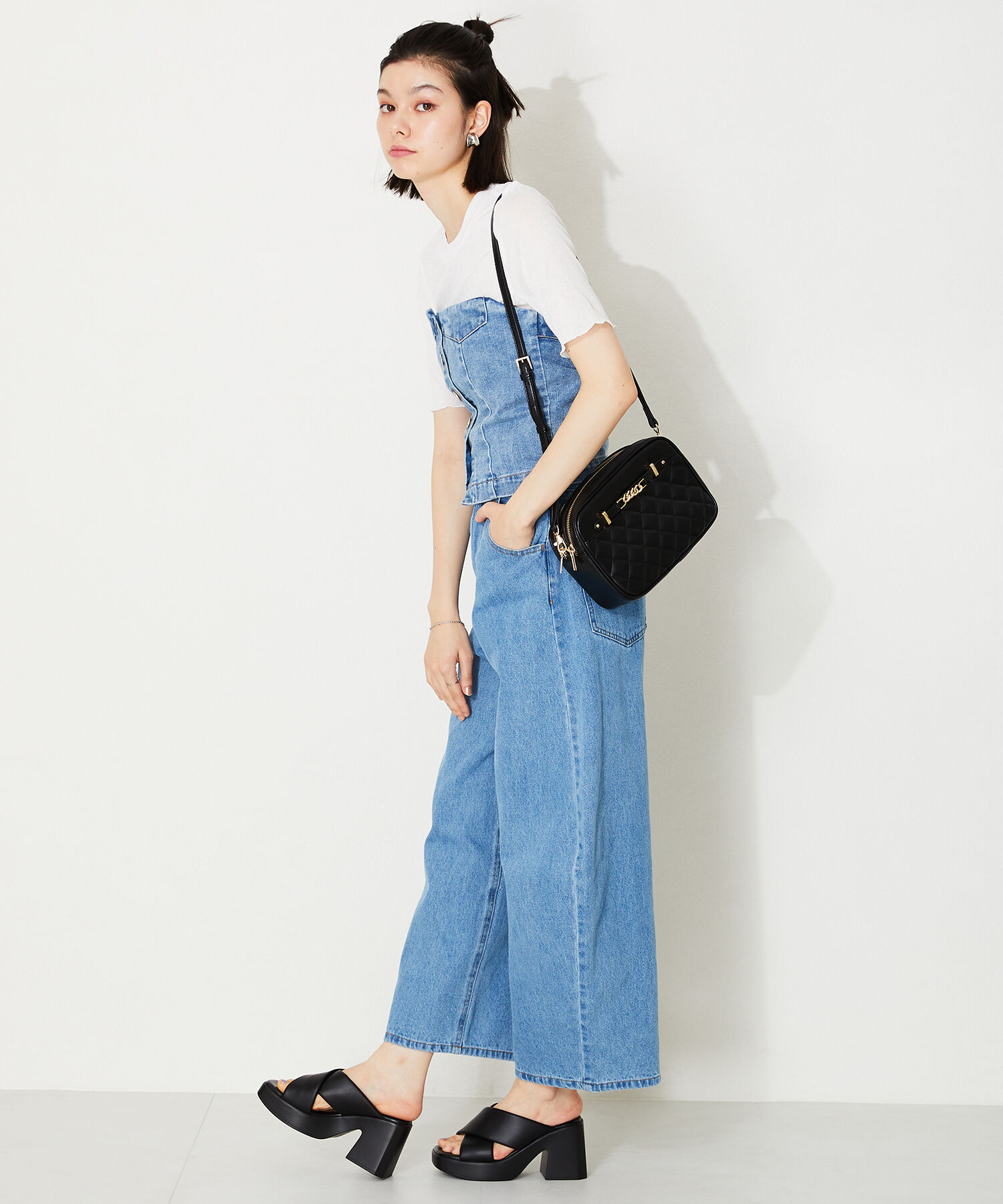 ORiental TRaffic「【定番】パデット厚底サンダル/41222 サンダル 厚底 人気 トレンド 売れてる」|サンダル|