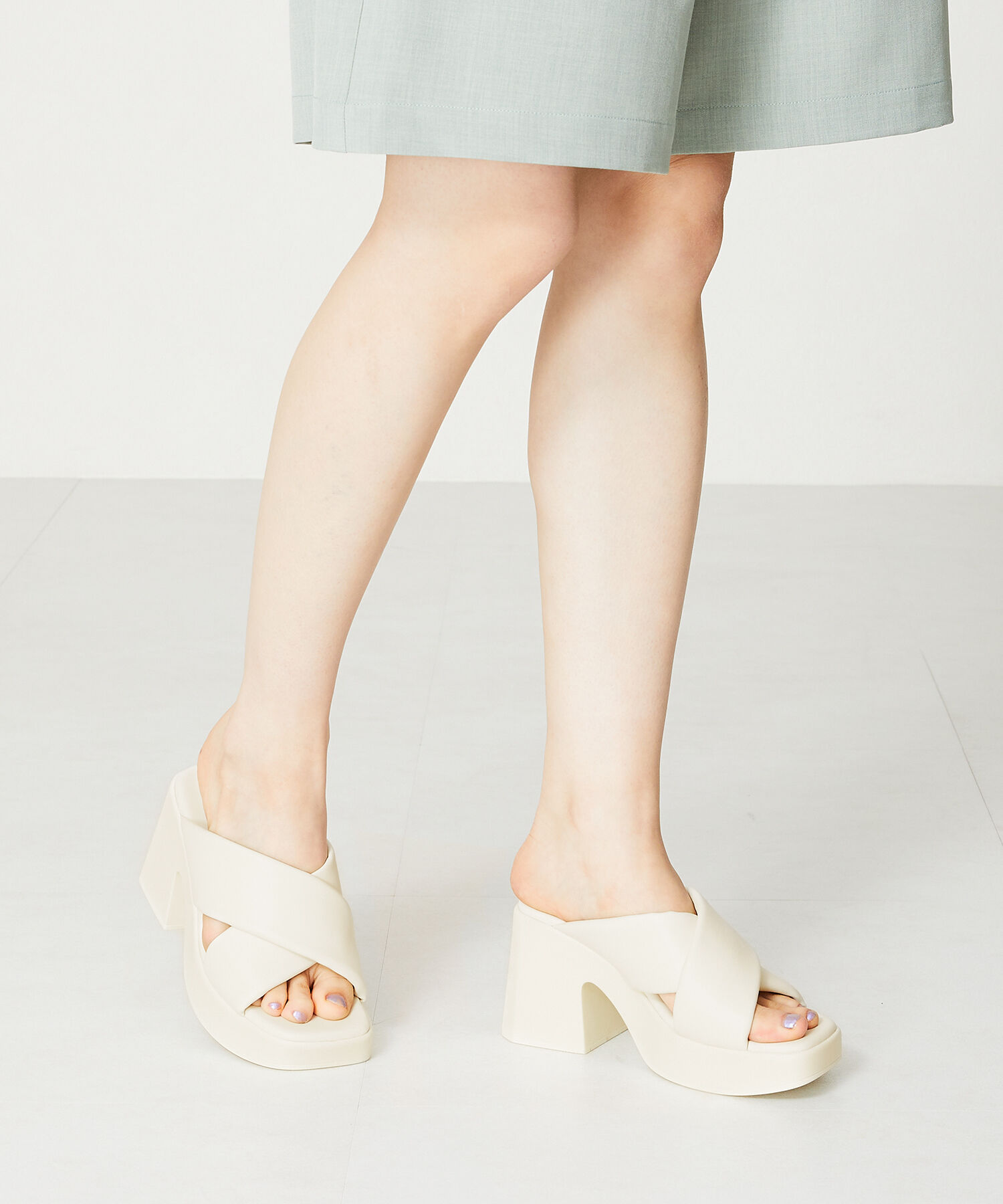 ORiental TRaffic「【定番】パデット厚底サンダル/41222 サンダル 厚底 人気 トレンド 売れてる」|サンダル|