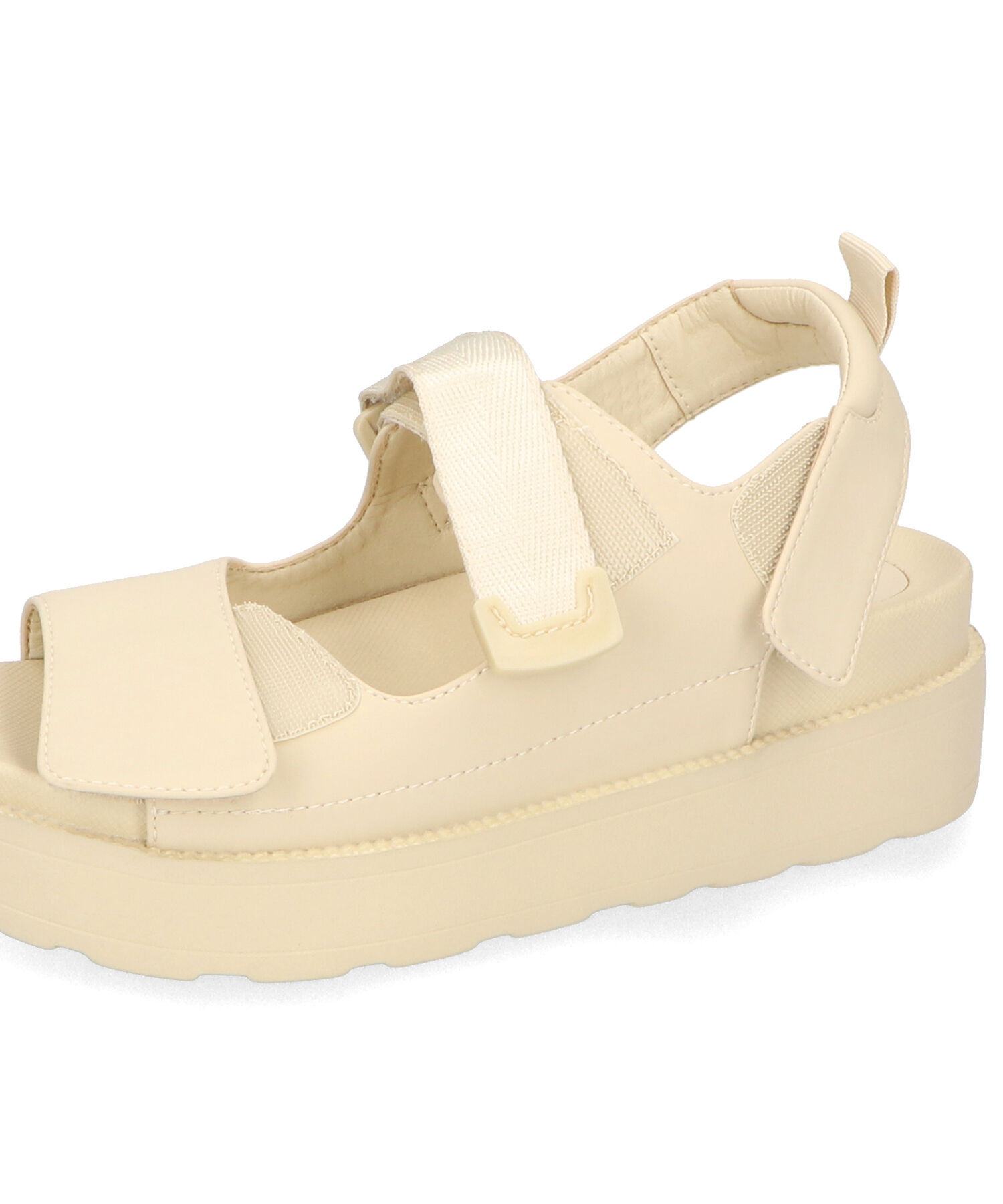 ORiental TRaffic「【アウトレット価格】ダブルベルトベルクロ厚底サンダル/41238」|サンダル|