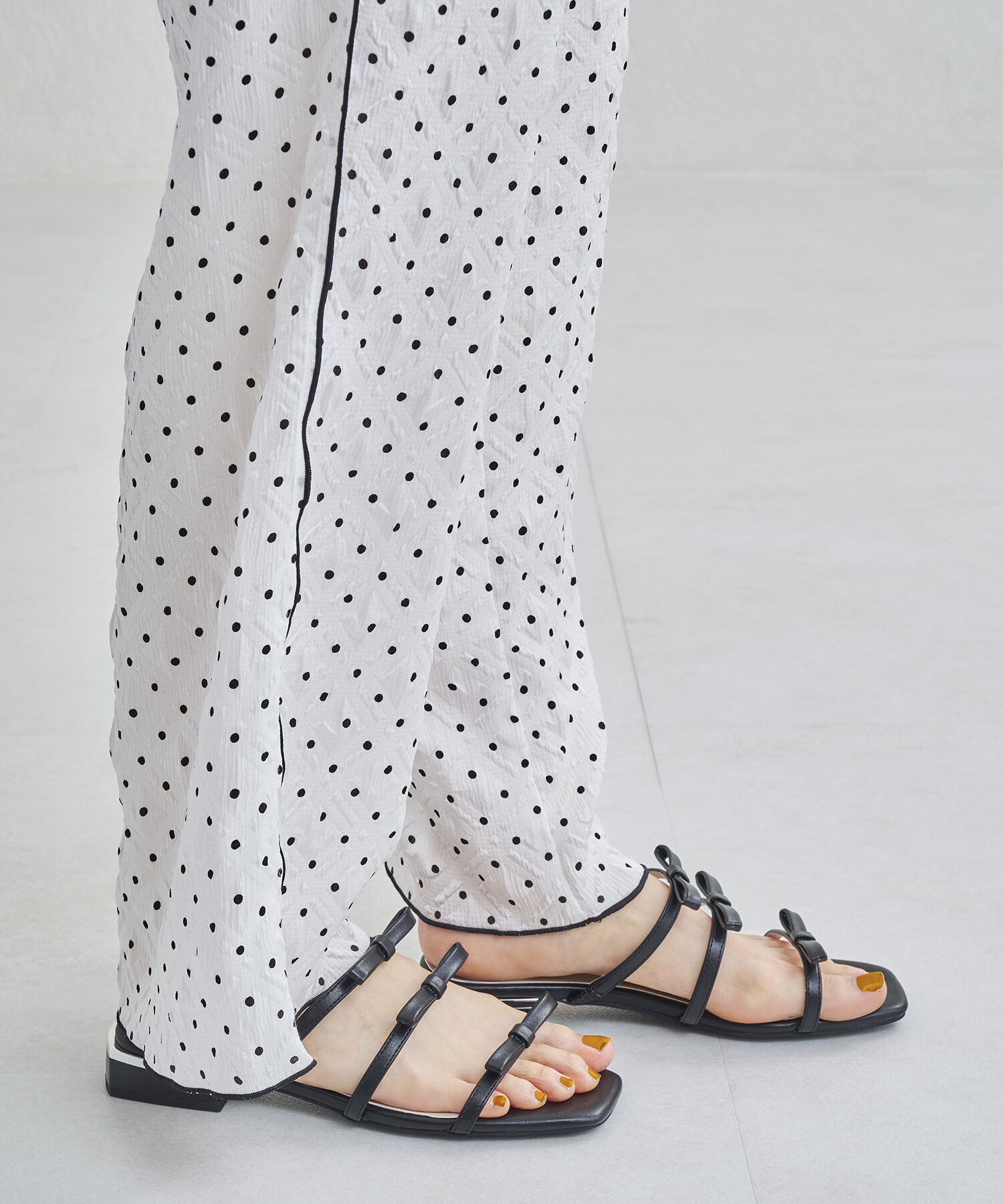 ORiental TRaffic「リボンストラップフラットサンダル/41247」|サンダル|