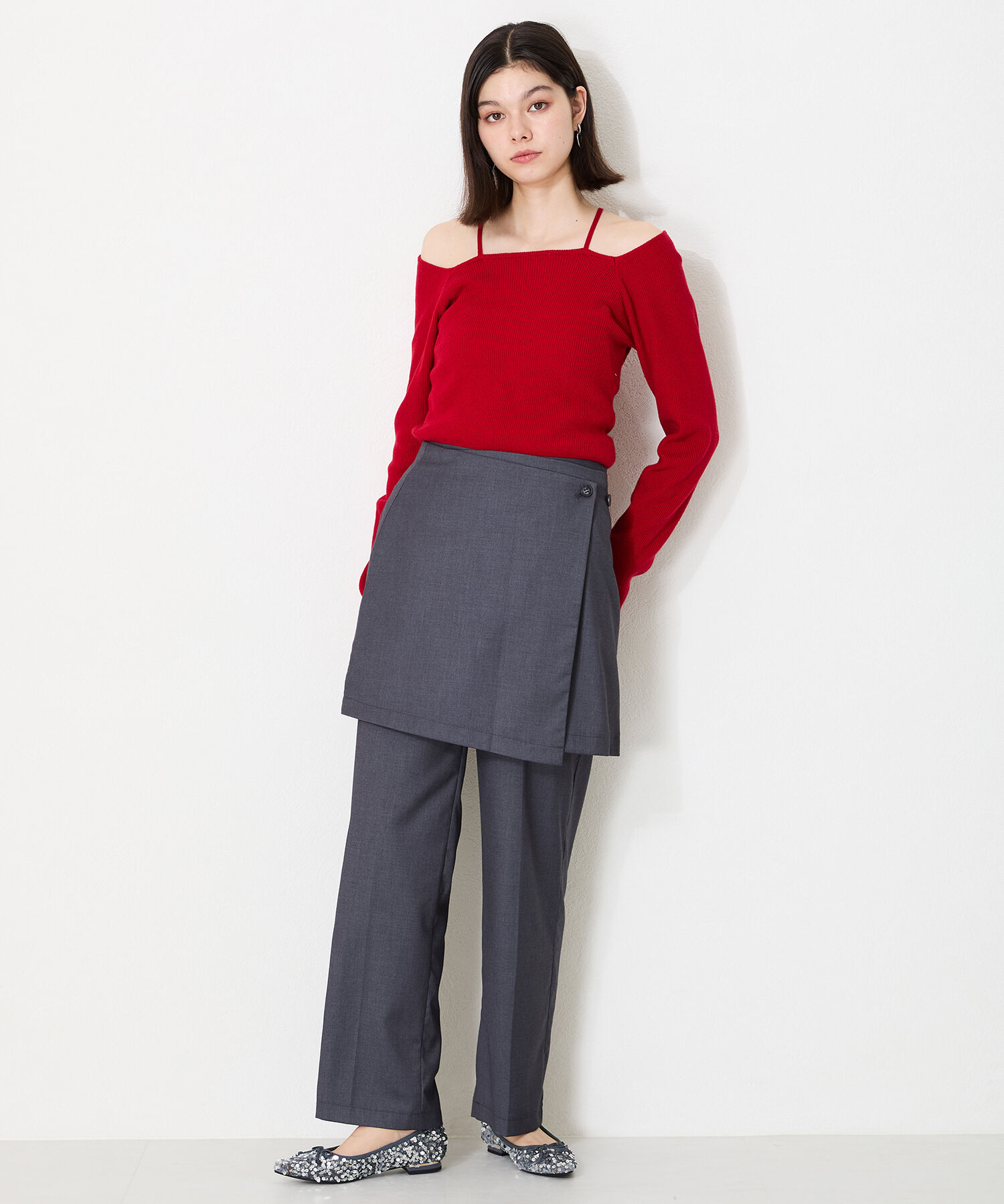 ORiental TRaffic「●2024秋冬新作●スパンコールバレエシューズ/41315」|パンプス|