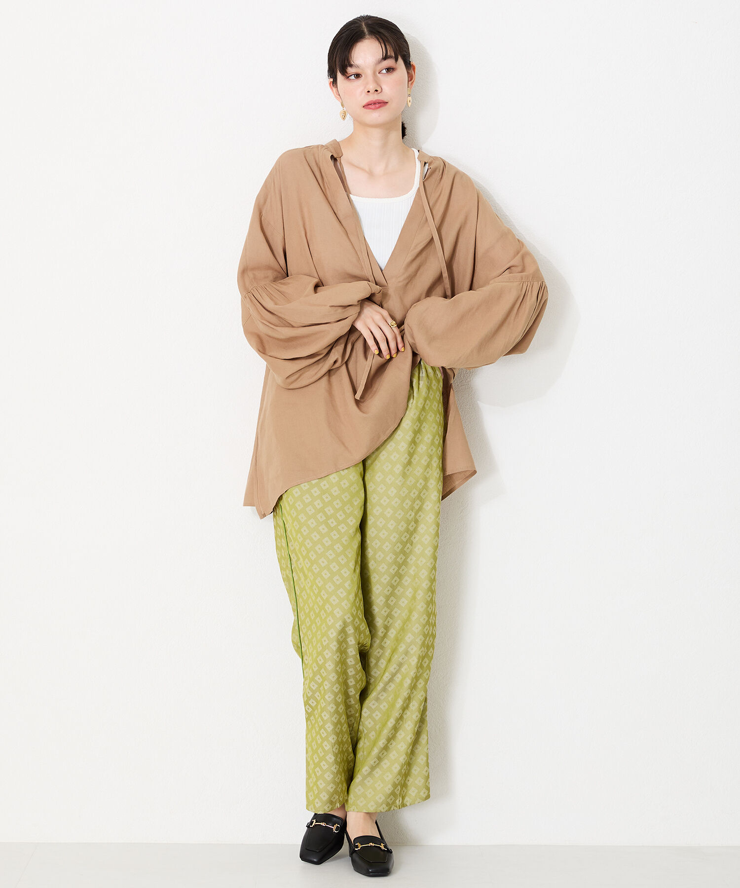 WA Oriental TRaffic「メタリックラインビットヒールローファー/42301」|パンプス|