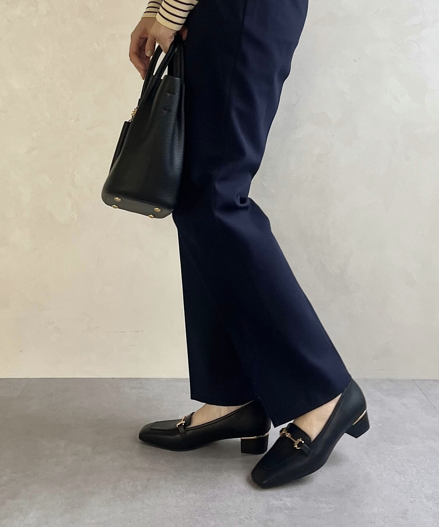 WA Oriental TRaffic「メタリックラインビットヒールローファー/42301」|パンプス|