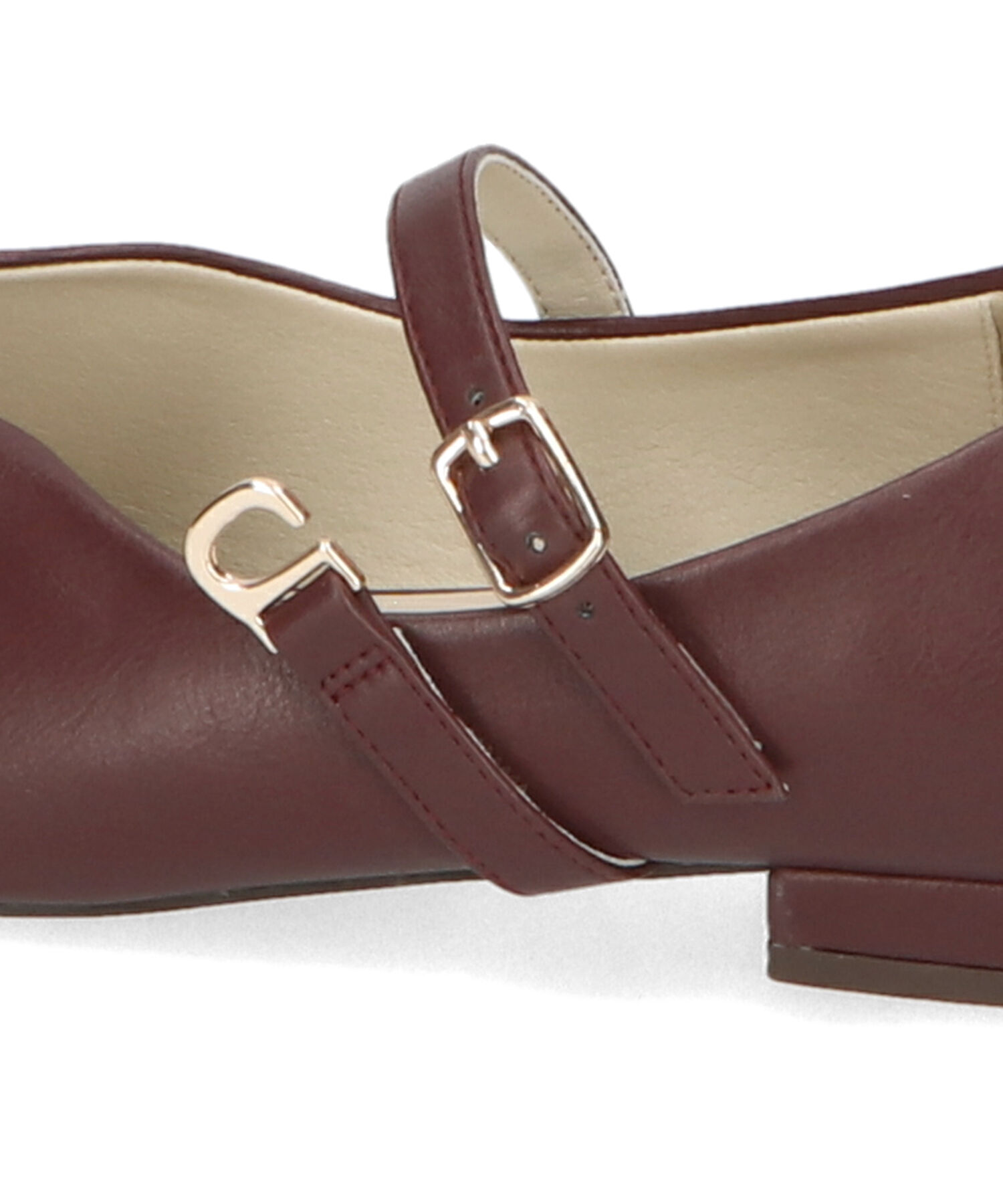 ORiental TRaffic「【WEB限定】ベルト デザイン フラットパンプス /45302  ベーシック  シンプル ストラップパンプス」|パンプス|