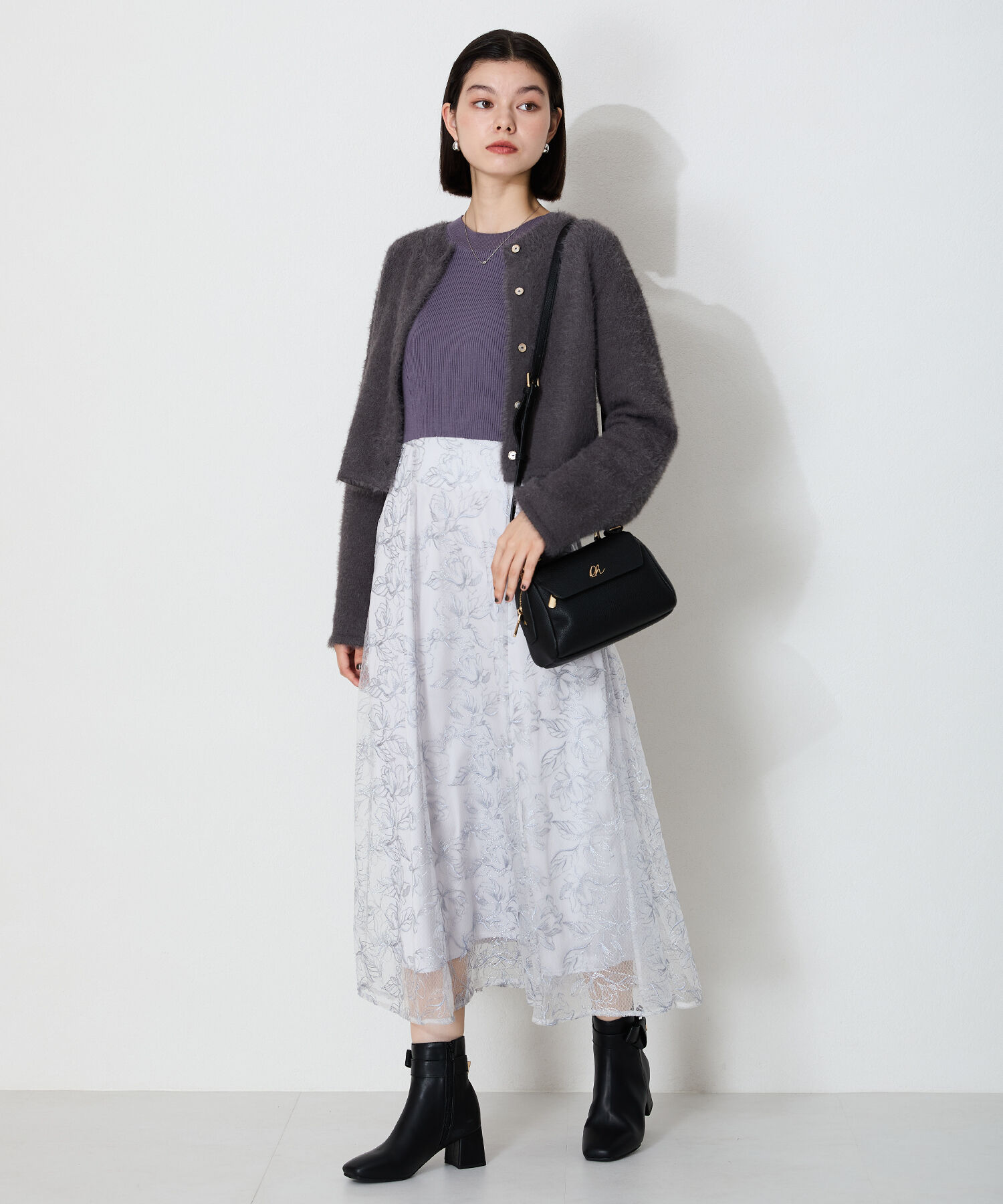 ORiental TRaffic「●2024秋冬新作●サイドリボンショートブーツ/41430」|ショートブーツ|