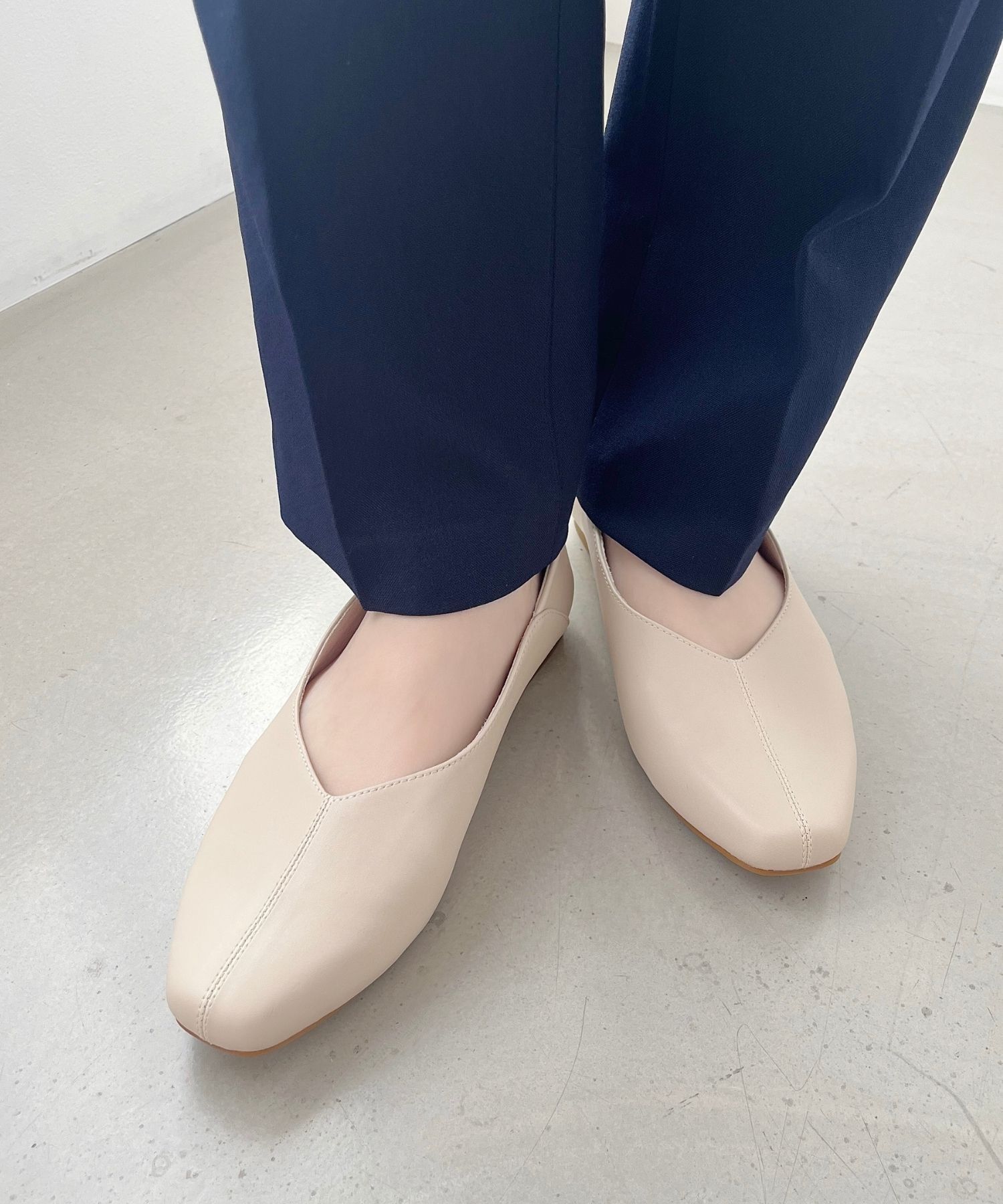 ORiental TRaffic「●通年使える●センターシームバブーシュ/51107 パンプス フラット 柔らかい」|パンプス|