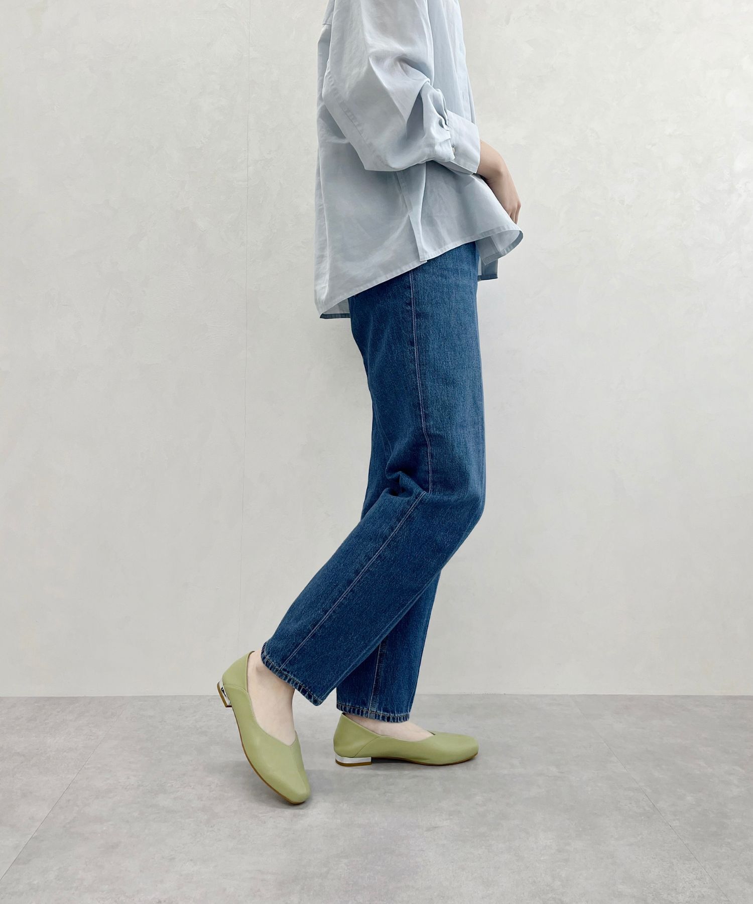 ORiental TRaffic「●通年使える●センターシームバブーシュ/51107 パンプス フラット 柔らかい」|パンプス|