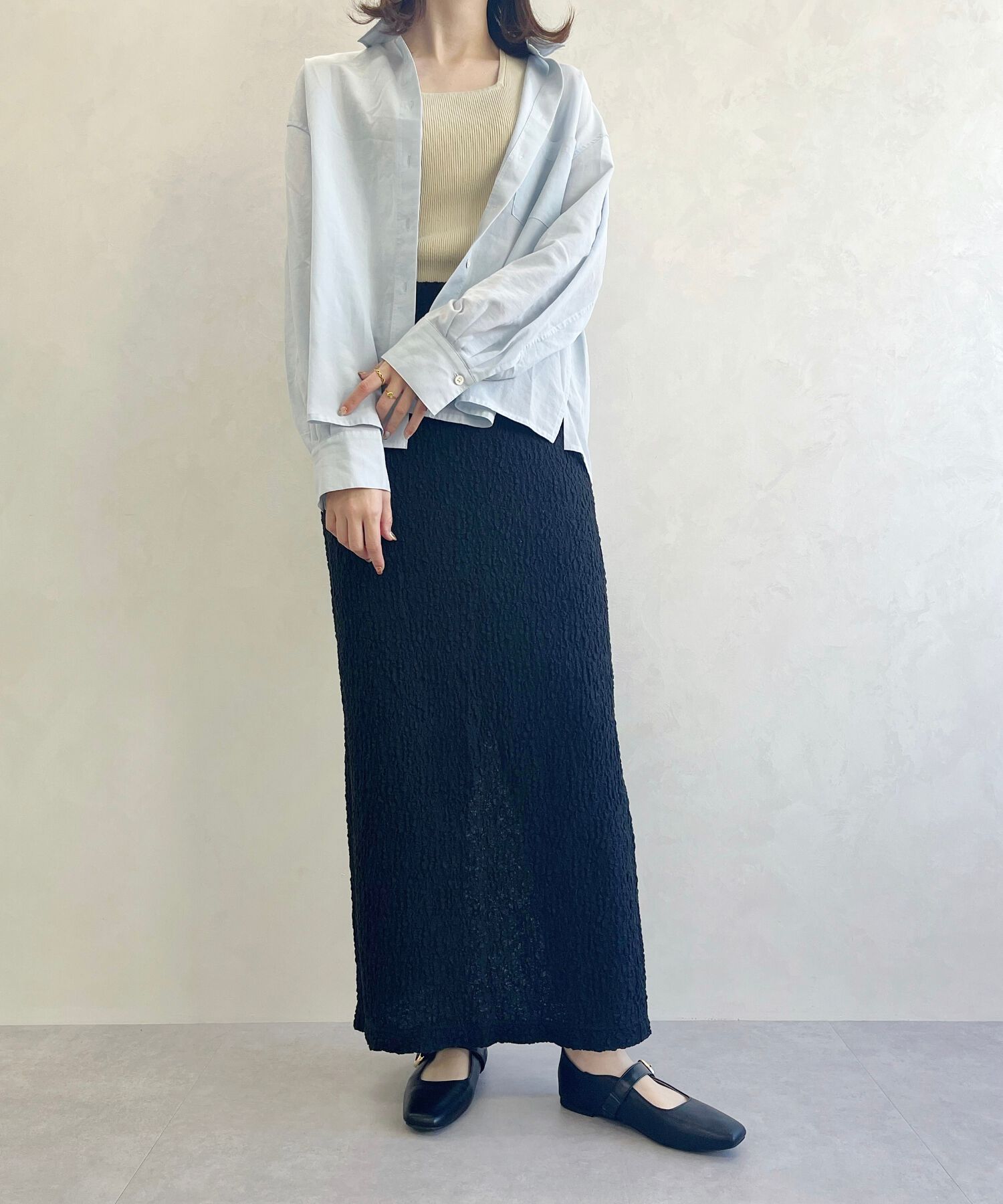 WA Oriental TRaffic「柔らか ストラップ フラット パンプス /52104 フィット クッション」|パンプス|