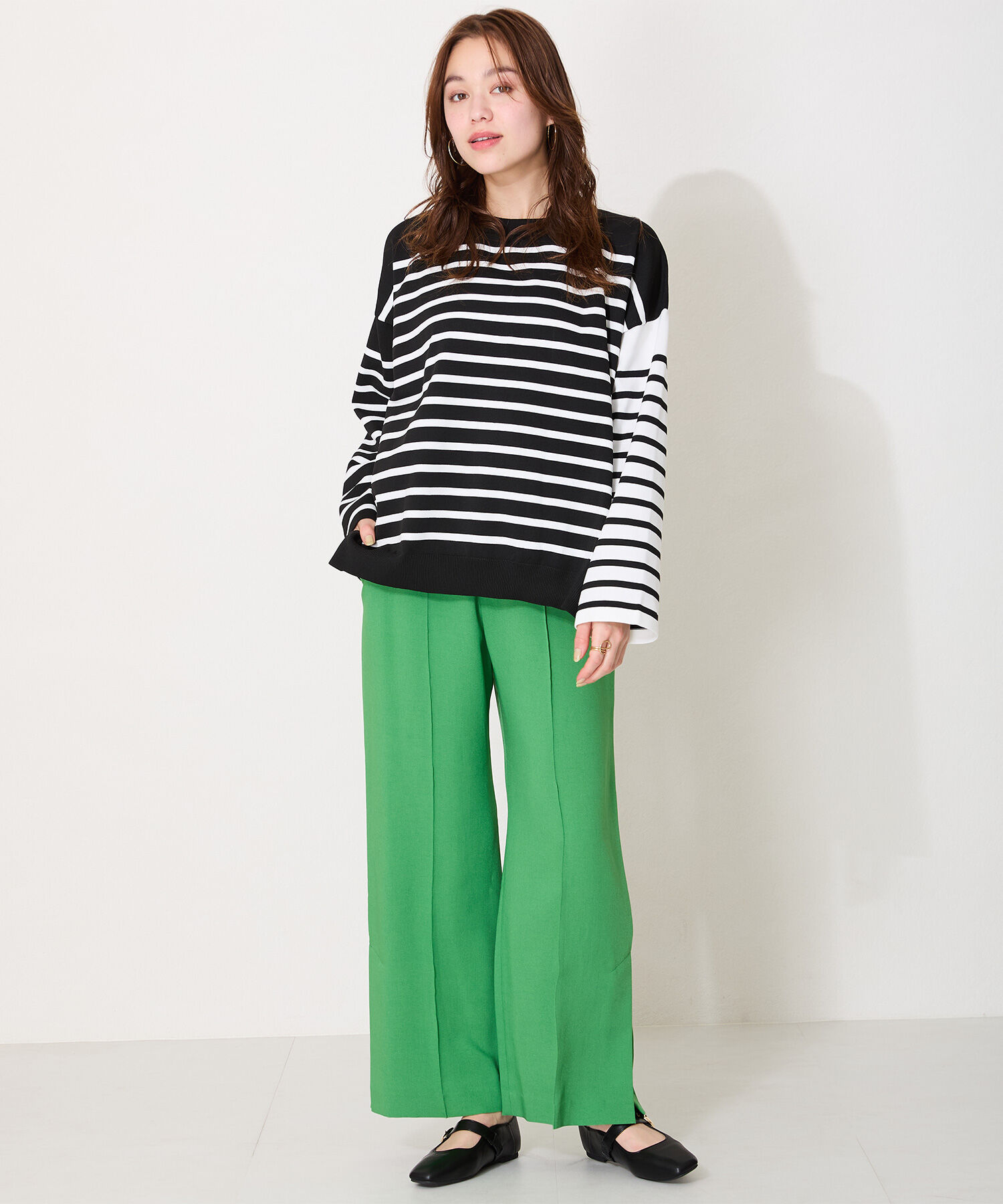 WA Oriental TRaffic「柔らか ストラップ フラット パンプス /52104 フィット クッション」|パンプス|