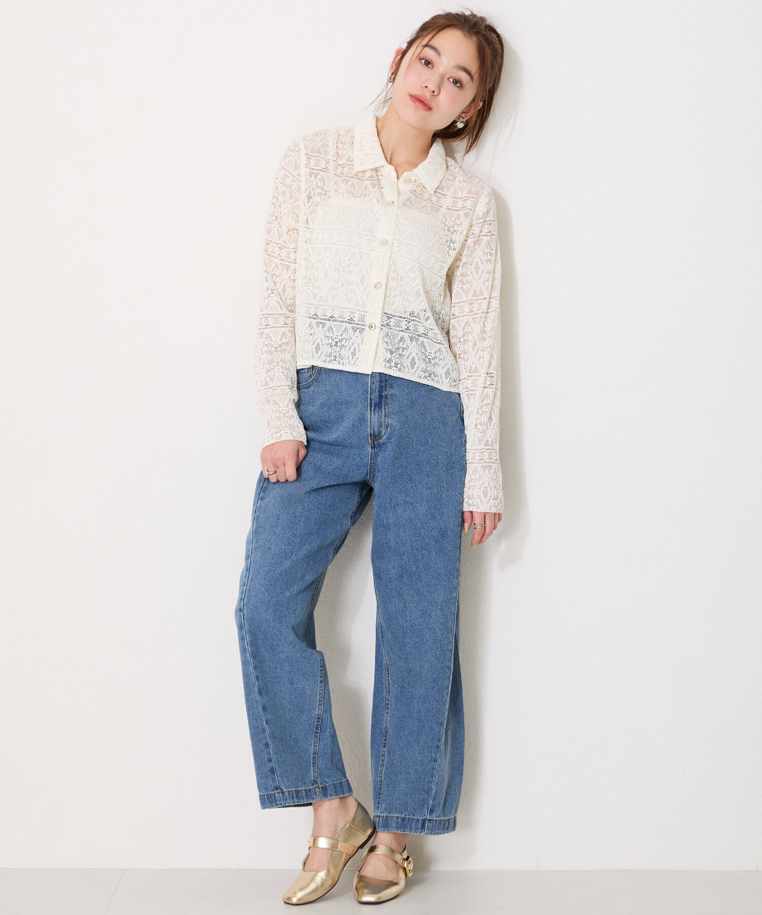 WA Oriental TRaffic「柔らか ストラップ フラット パンプス /52104 フィット クッション」|パンプス|