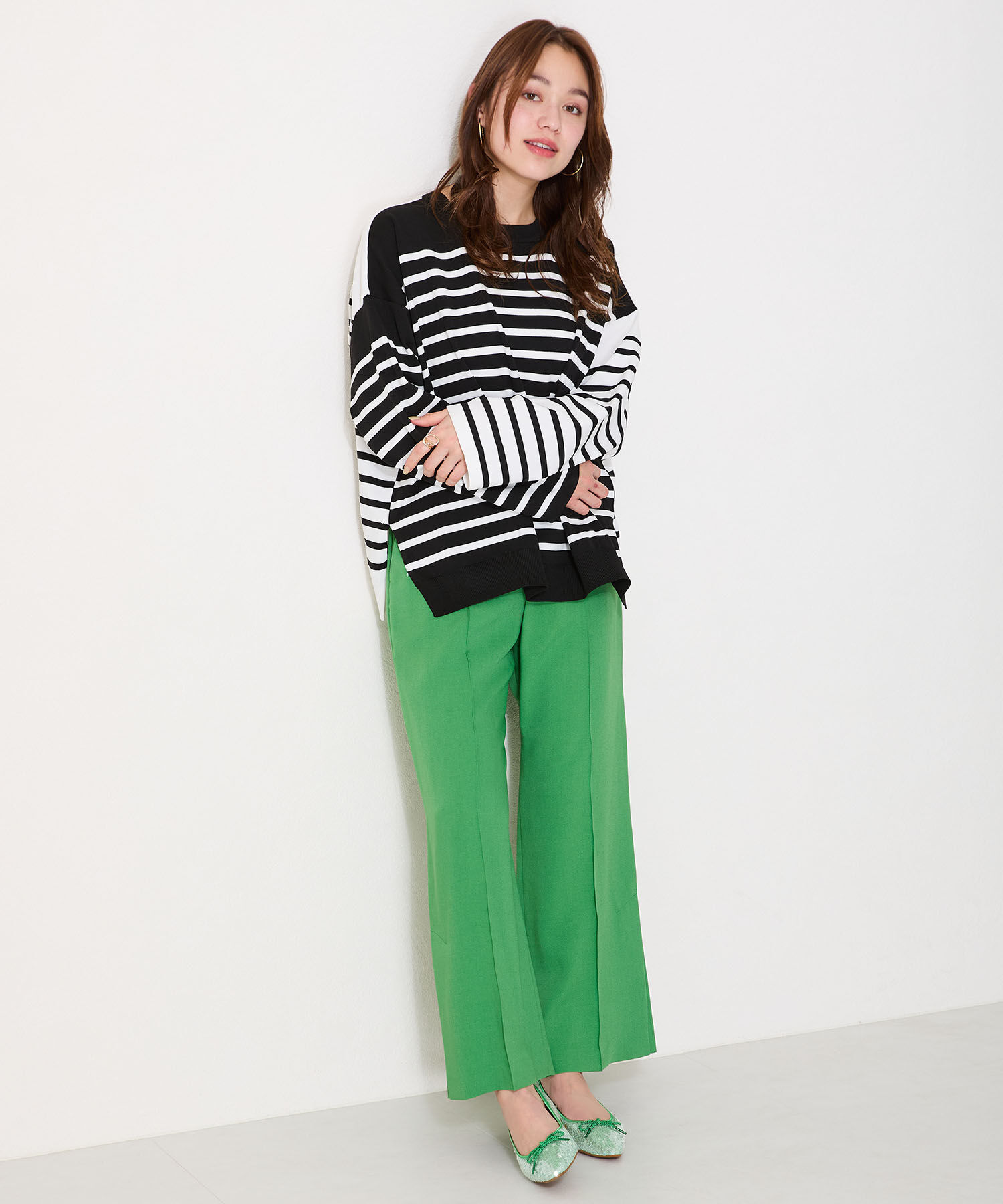 ORiental TRaffic「●2025春夏新作●スパンコールバレエシューズ/51109 バレエシューズ パンプス 人気 トレンド」|パンプス|