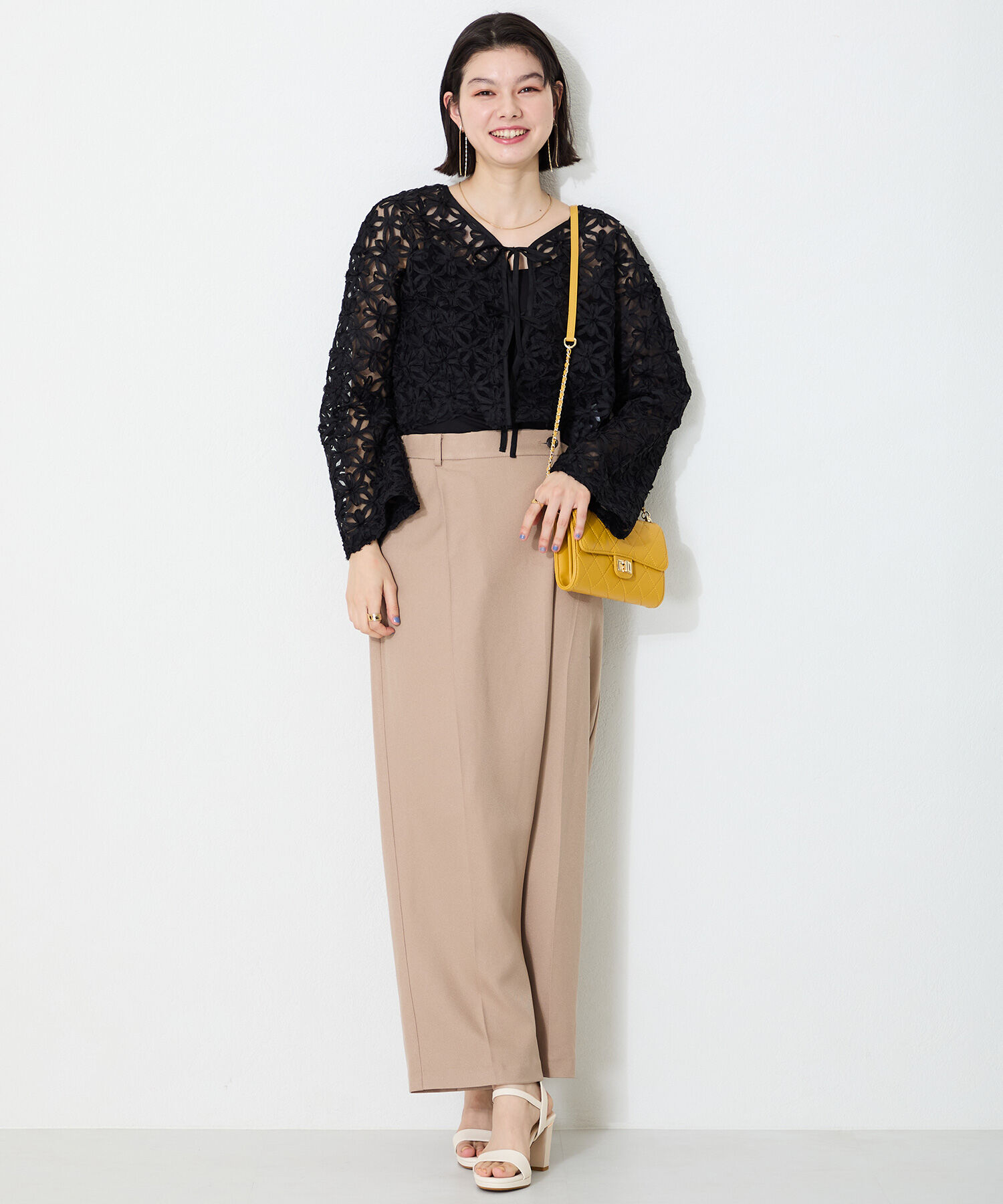 ORiental TRaffic「●2025春夏新作●ラウンドトゥラインヒールサンダル/51208 サンダル トレンド 人気」|サンダル|