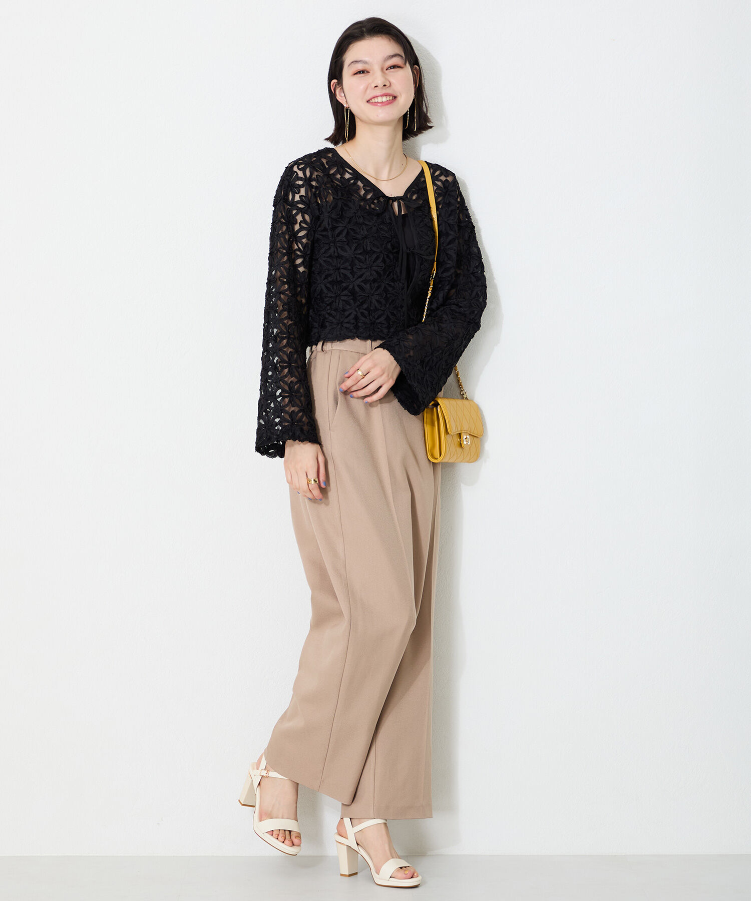 ORiental TRaffic「●2025春夏新作●ラウンドトゥラインヒールサンダル/51208 サンダル トレンド 人気」|サンダル|