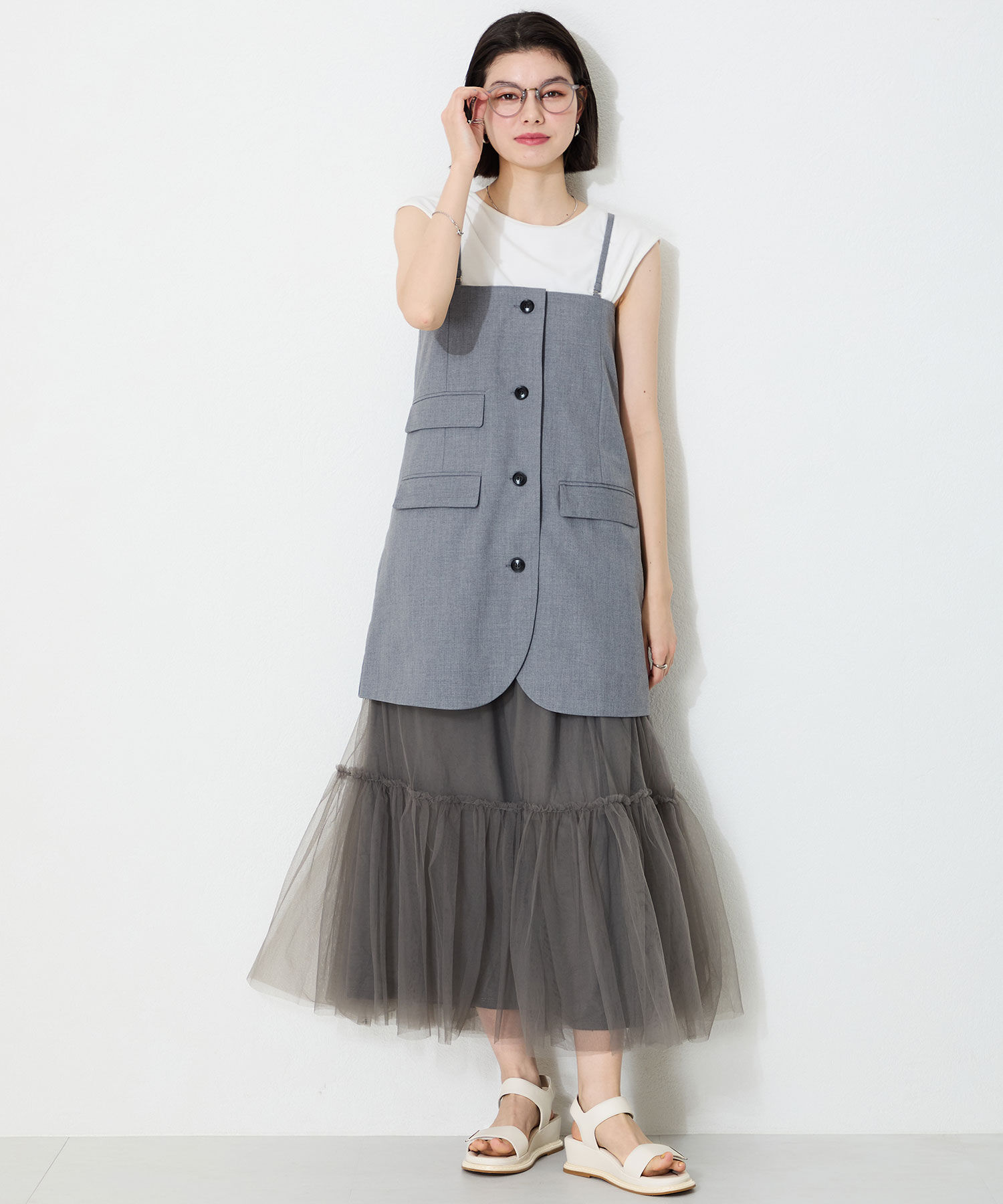 WA Oriental TRaffic「●2025春夏新作●ワンベルトクッションウエッジサンダル/52205 人気 トレンド 売れてる サンダル」|サンダル|