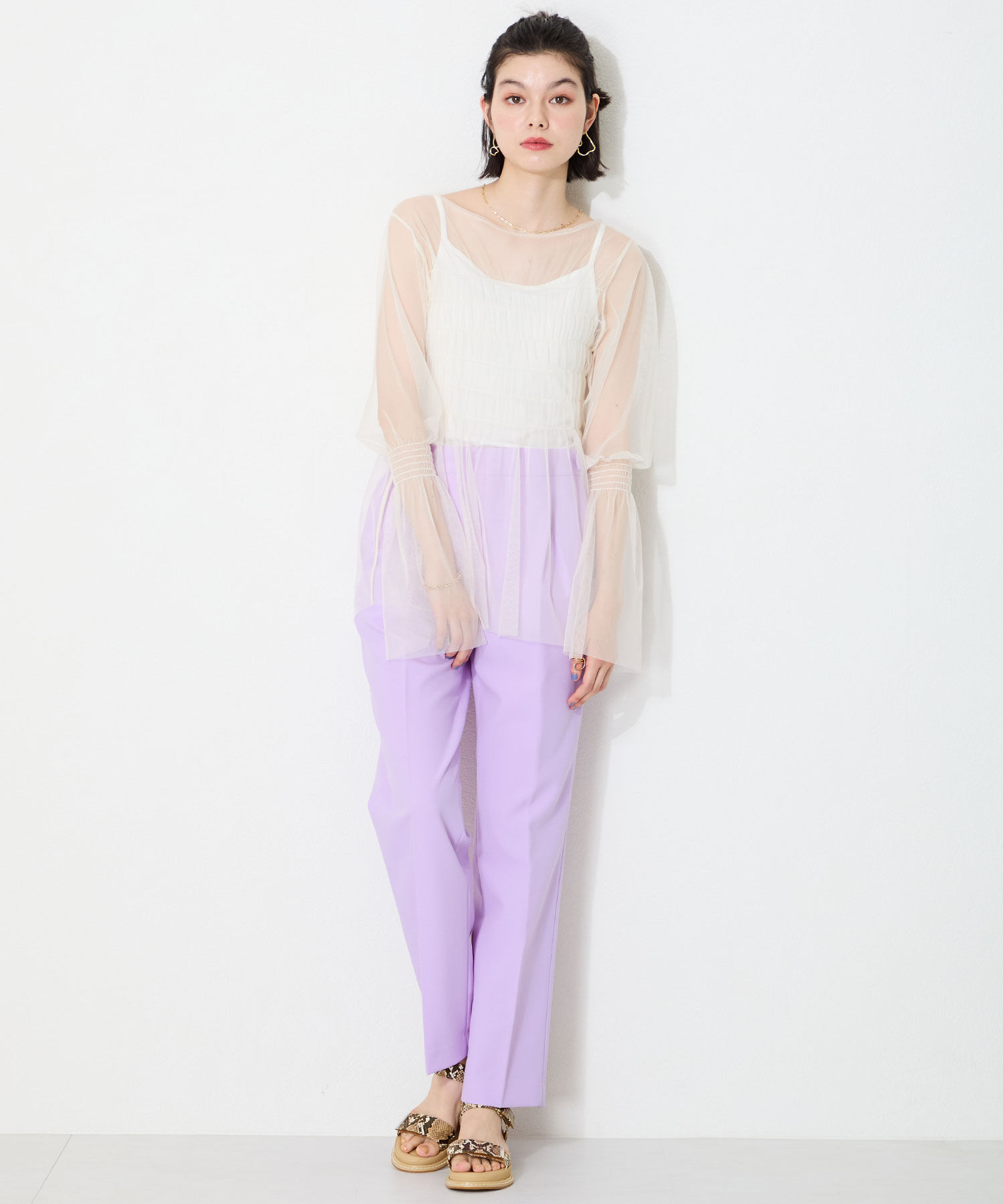 WA Oriental TRaffic「●2025春夏新作●ワンベルトクッションウエッジサンダル/52205 人気 トレンド 売れてる サンダル」|サンダル|