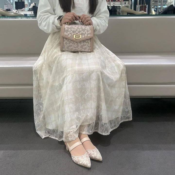 ダイアナ「≪ブーケコレクション≫ バッグ　AS5148」|ハンドバッグ|