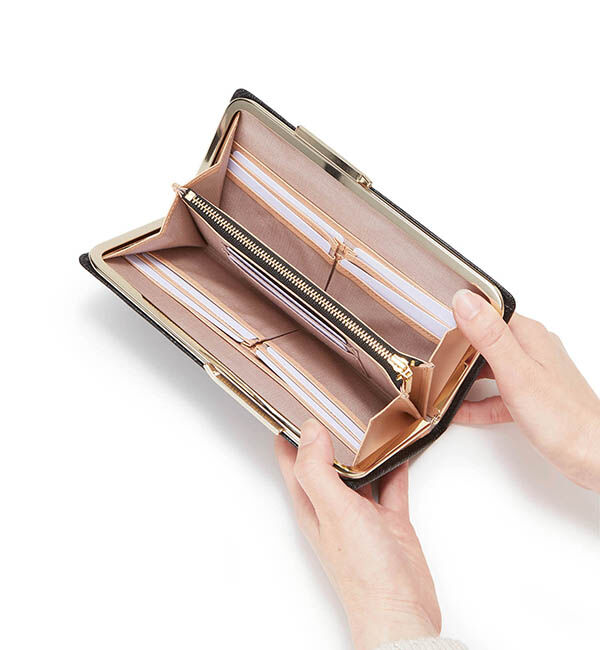 TOPKAPI 「LUCIA[ルチア]イタリアンレザー・リザード型押し・がま口長財布」|財布|