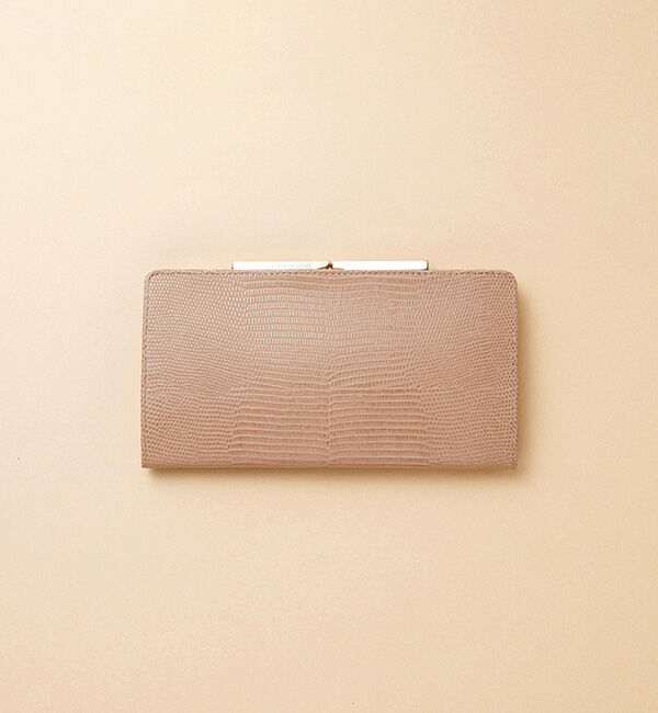 TOPKAPI 「LUCIA[ルチア]イタリアンレザー・リザード型押し・がま口長財布」|財布|