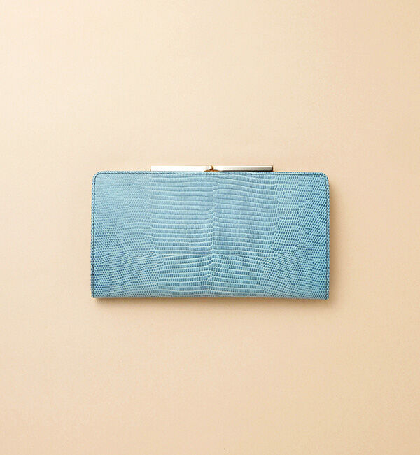 TOPKAPI 「LUCIA[ルチア]イタリアンレザー・リザード型押し・がま口長財布」|財布|