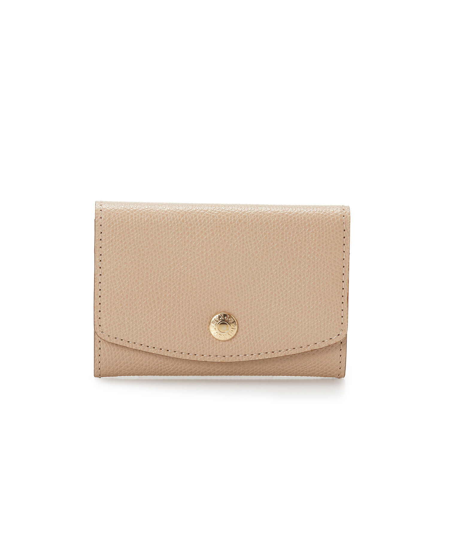 TOPKAPI 「[TOPKAPI]トプカピ 角シボ型押し・ 名刺入れ COLORATO コロラート」|財布|グレージュ