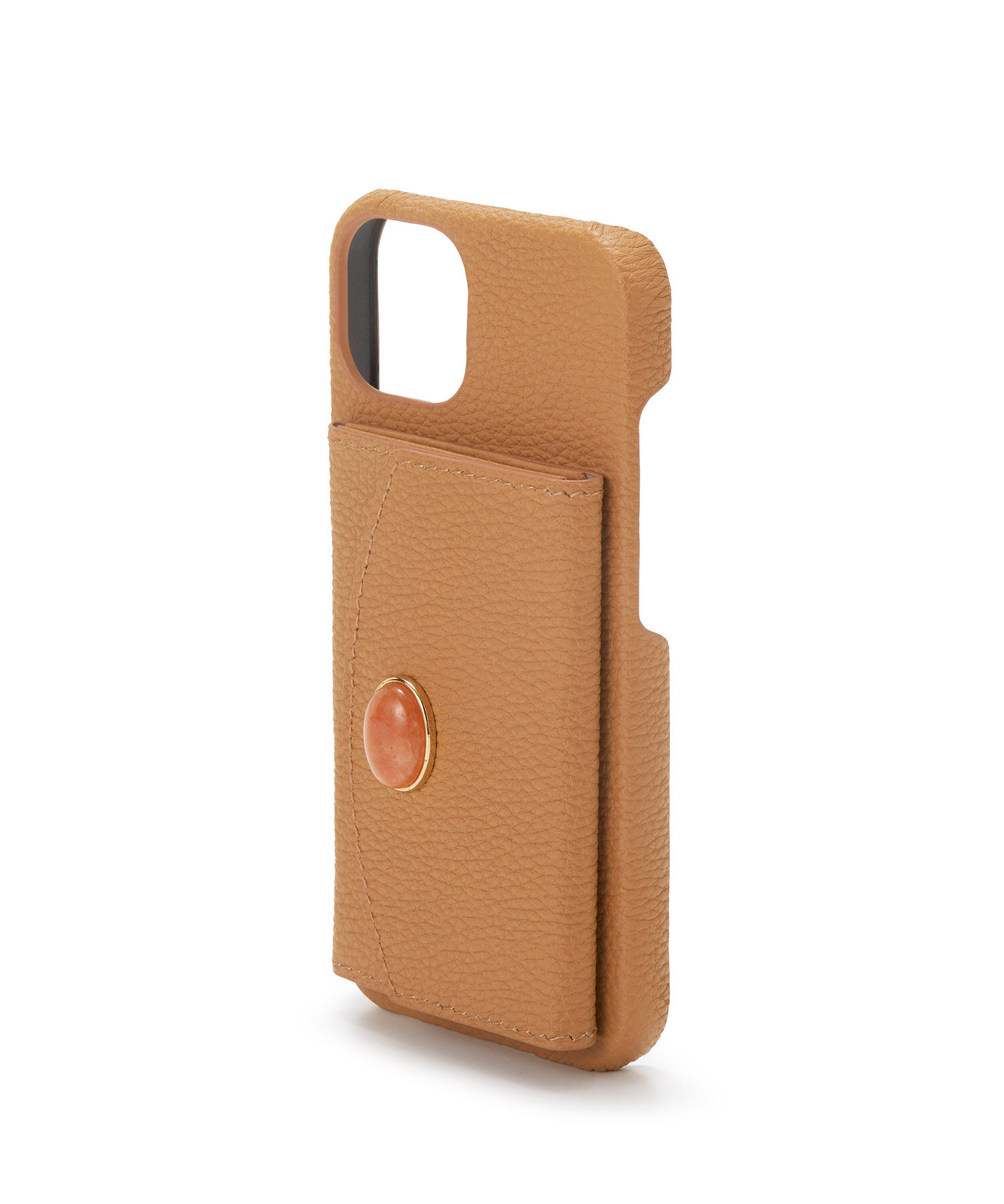 TOPKAPI 「【TOPKAPI】 gemdrops ジェムドロップ  ミニエンボスレザー 天然石 モバイルケース（i phone13) 」|モバイルケース|