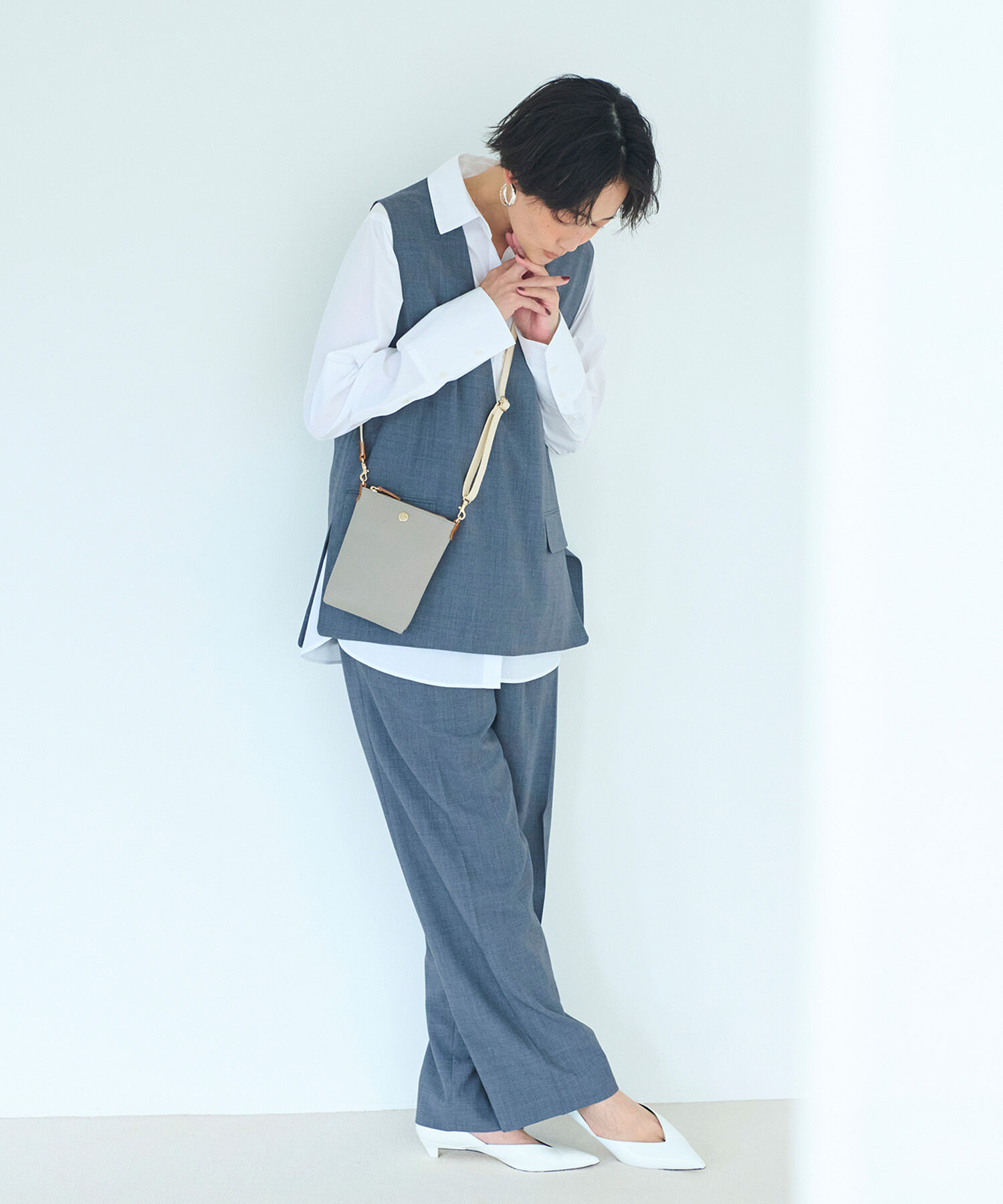 TOPKAPI BREATH「 SCOTCH GRAIN スコッチグレイン ネオレザー サコッシュ スマホ ショルダーバッグ【VERY 掲載】」|ショルダー・メッセンジャー|