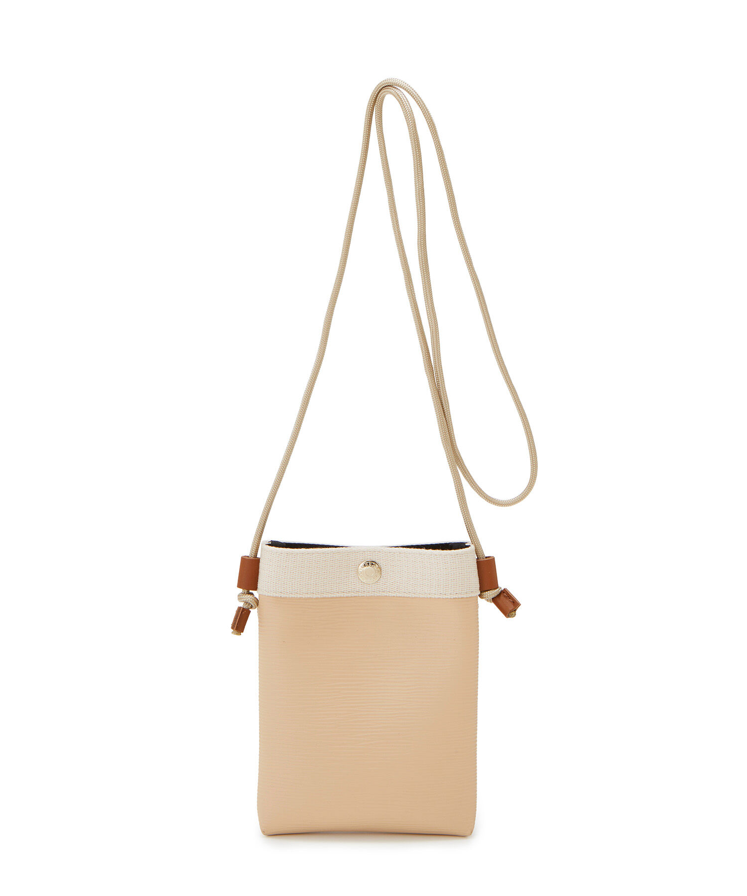 TOPKAPI BREATH「【VERY11月号掲載】【Breath TOPKAPI】 RIPPLE リプル スリム サコッシュ スマホショルダー 」|ショルダー・メッセンジャー|ライトベージュ