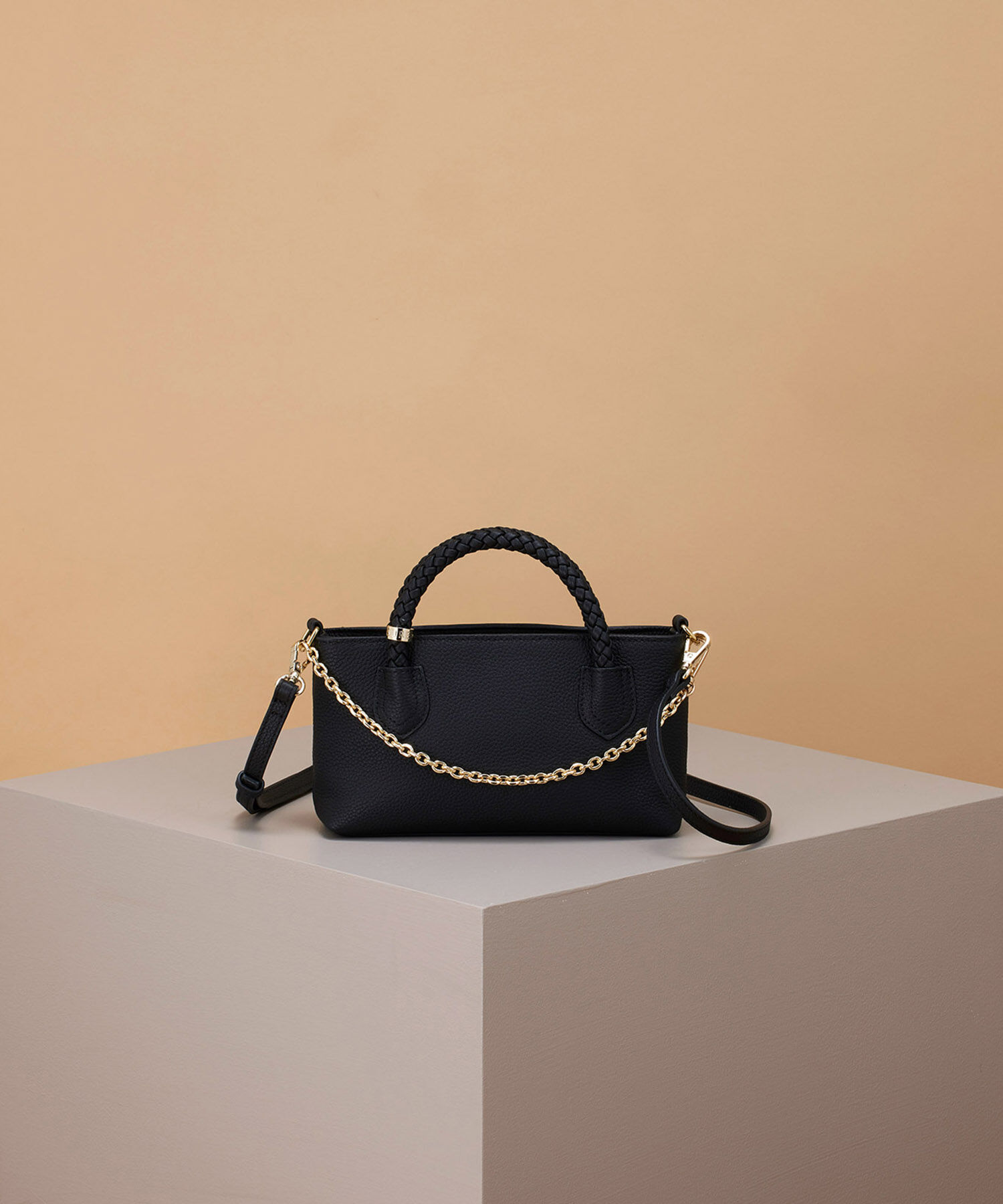 TOPKAPI TREASURE「【TREASURE TOPKAPI】シュリンクレザー メッシュハンドル ウォレット スマホ ショルダー トート バッグ」|トートバッグ|ブラック