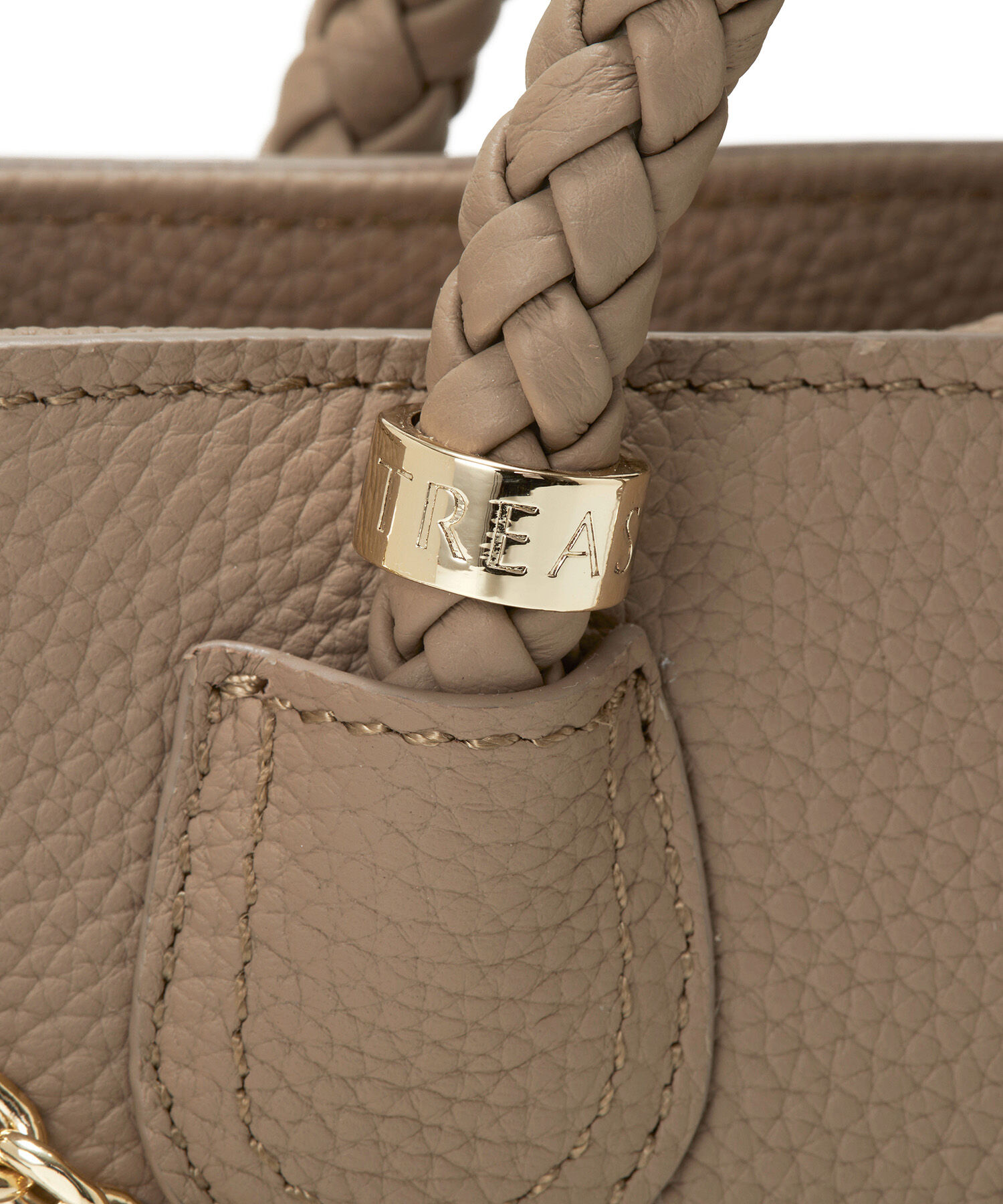 TOPKAPI TREASURE「【TREASURE TOPKAPI】シュリンクレザー メッシュハンドル ウォレット スマホ ショルダー トート バッグ」|トートバッグ|