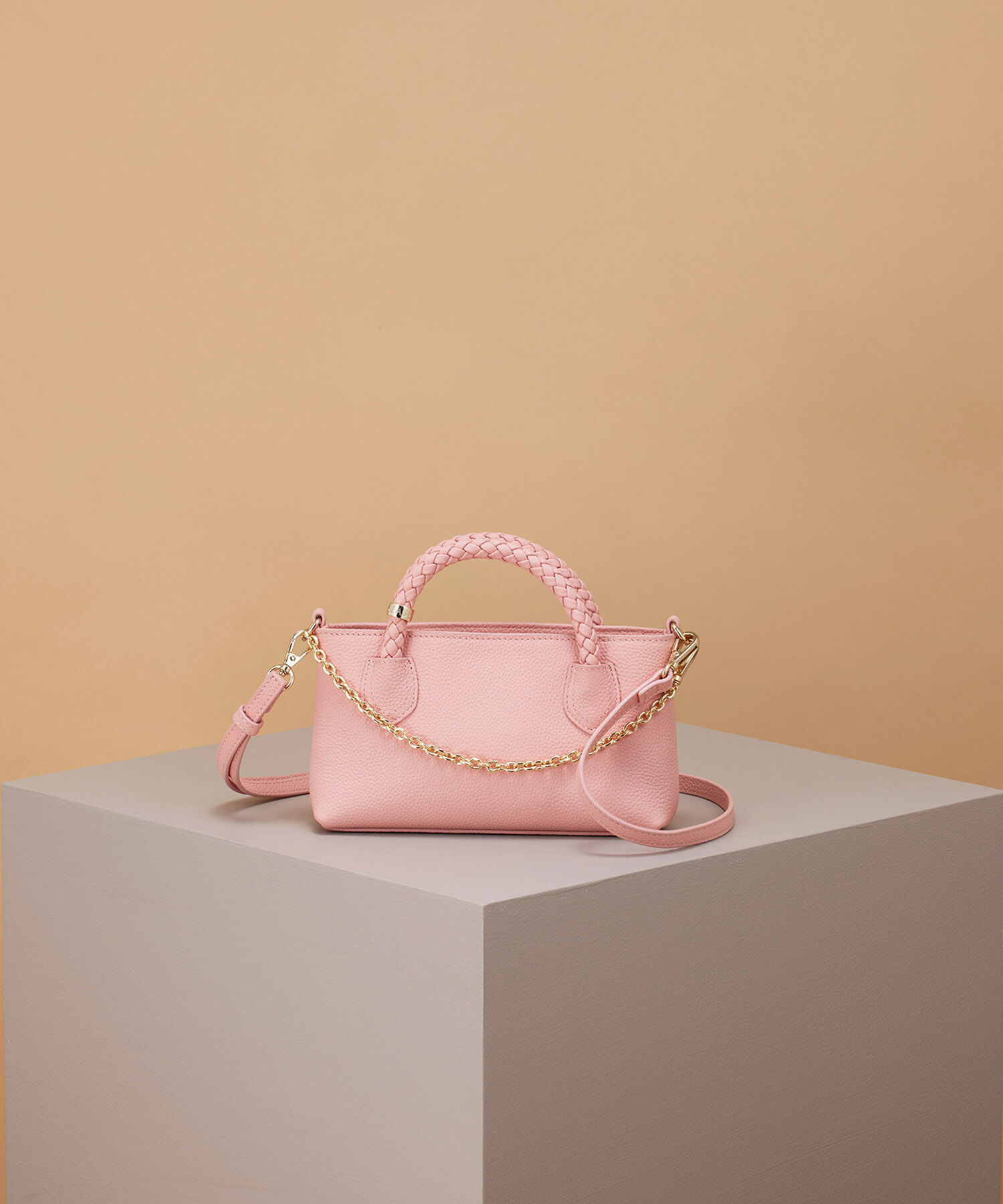 TOPKAPI TREASURE「【TREASURE TOPKAPI】シュリンクレザー メッシュハンドル ウォレット スマホ ショルダー トート バッグ」|トートバッグ|ピンク