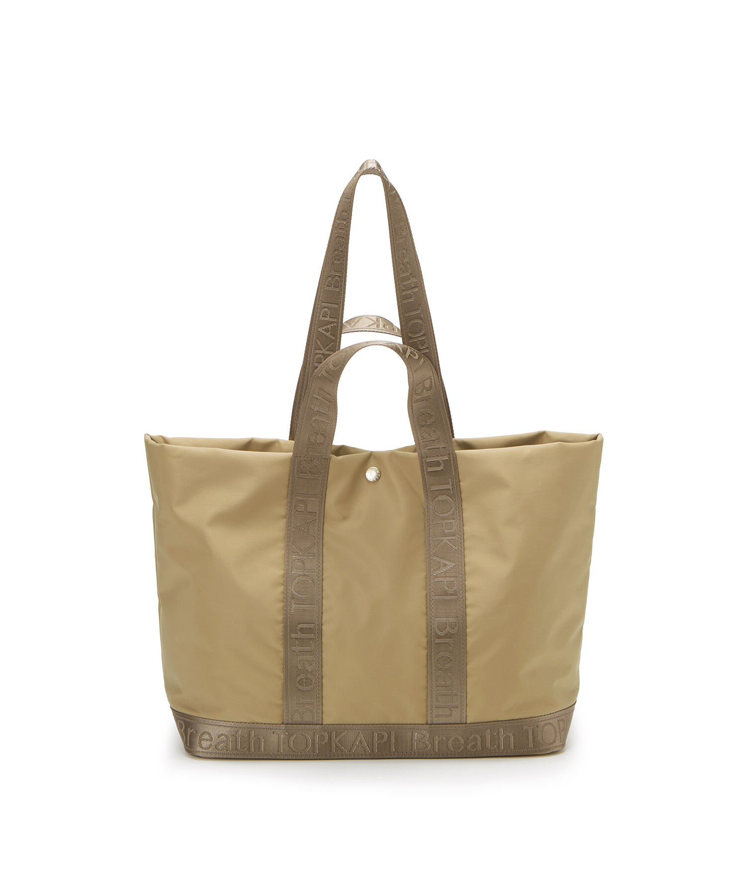 TOPKAPI BREATH「【Breath TOPKAPI】Freely フリーリー ナイロン ロゴテープ ダブルハンドル 2way トートバッグ」|トートバッグ|