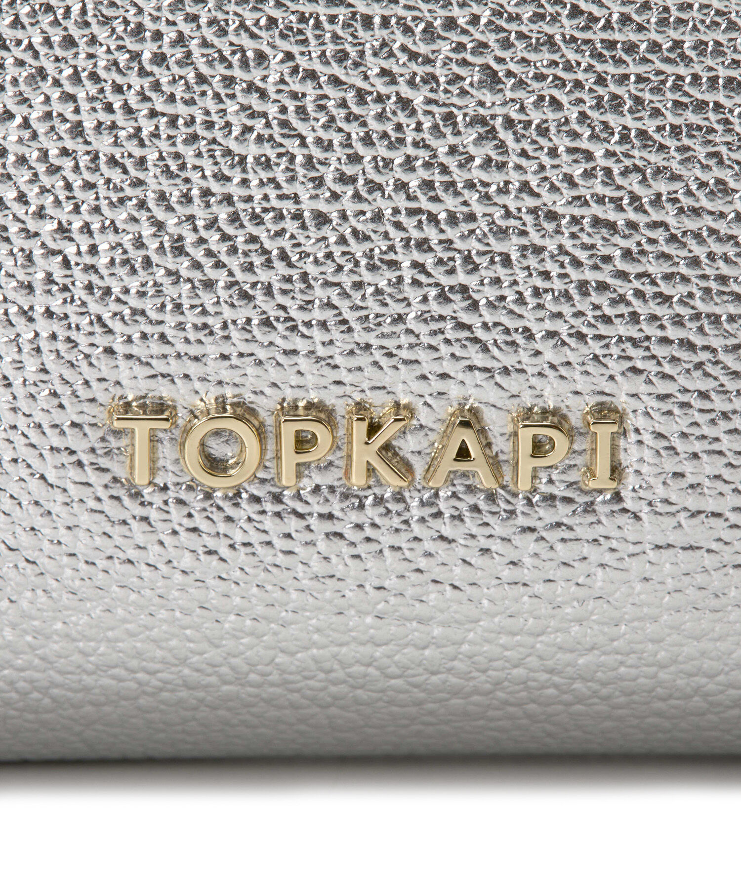 TOPKAPI 「【TOPKAPI】シュリンクレザー パール がま口 二つ折り 財布」|財布|