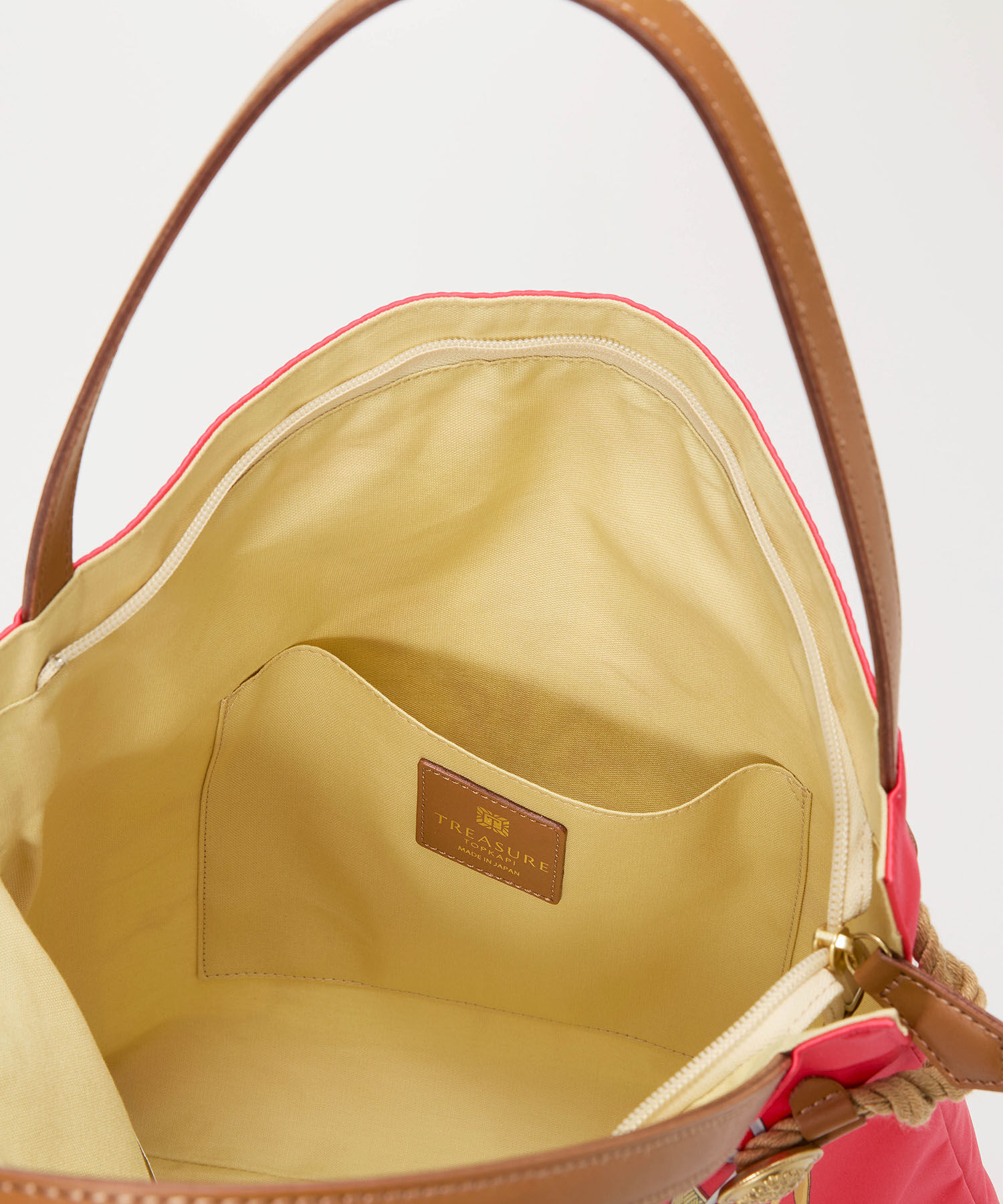 TOPKAPI TREASURE「【TREASURE TOPKAPI】マイルドサテン スカーフ柄 トートバッグ」|トートバッグ|