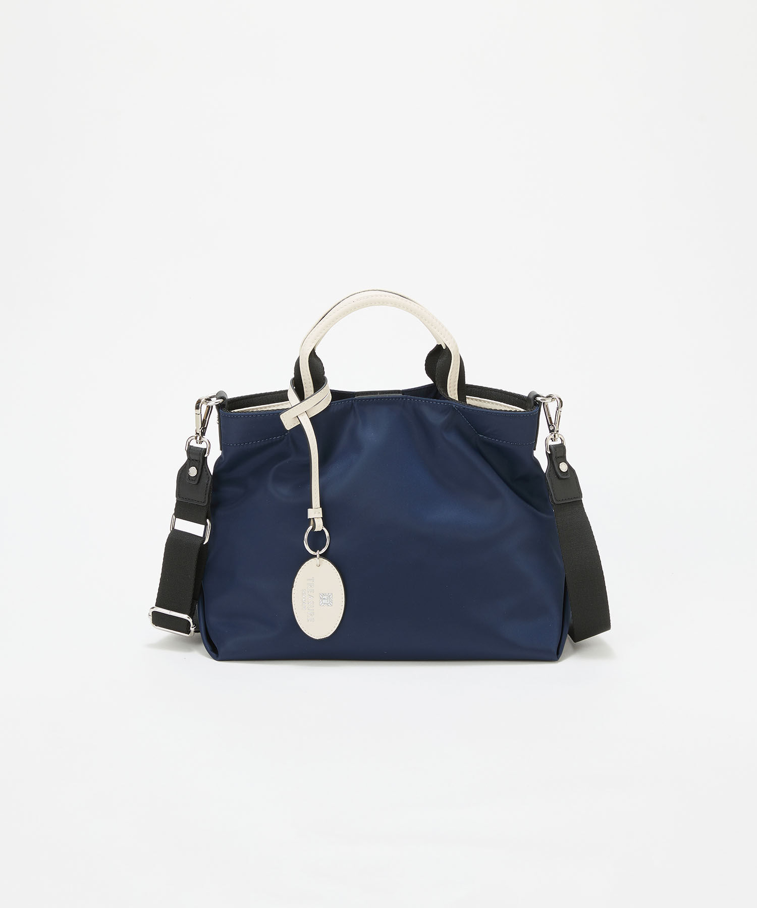 TOPKAPI BREATH「【TREASURE TOPKAPI】ストライプハンドル ナイロン 2way ミニ トートバッグ」|ショルダー・メッセンジャー|