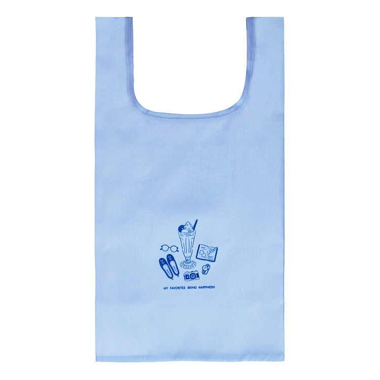 DELFONICS「フェイブ エコバッグ」|エコバッグ|ライトブルー