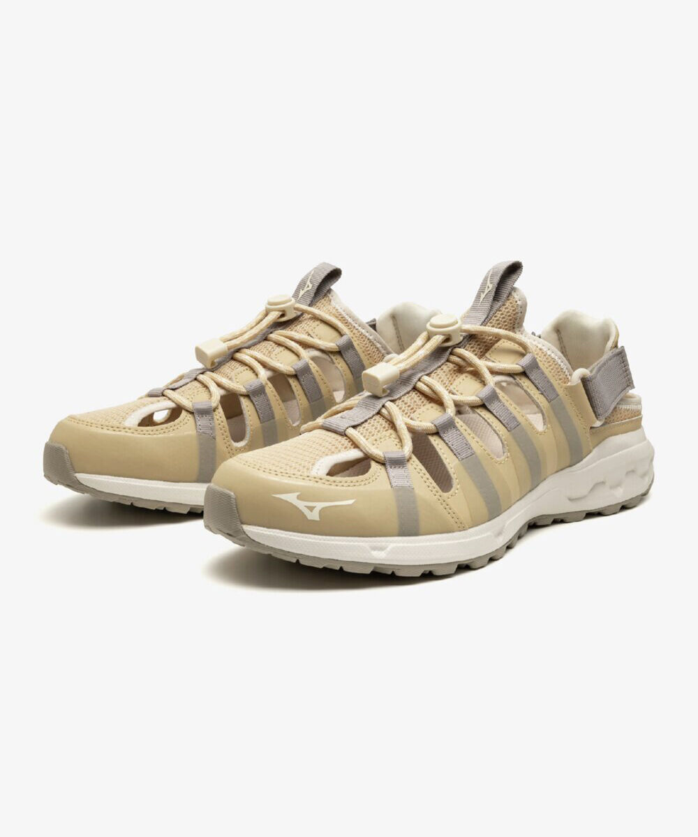 MIZUNO「ウエーブエボークスイッチ(ウォーキング)」|サンダル|サンドベージュ