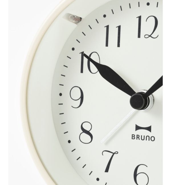 BRUNO「モノクロツインベルクロック」|クロック・置時計|