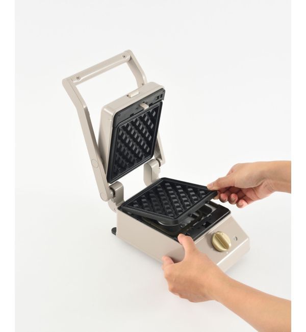 BRUNO「グリルサンドメーカー シングル用ワッフルプレート」|電化製品|