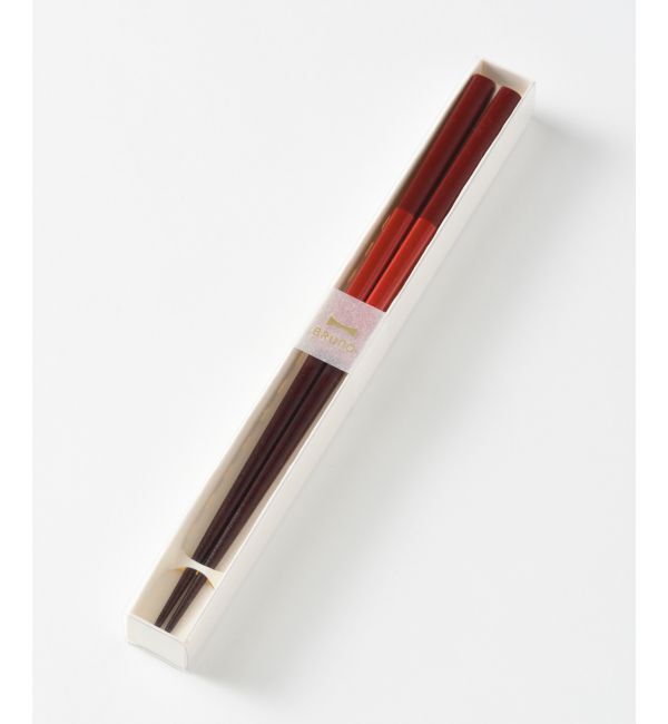 BRUNO「BRUNOカラー四角塗分箸」|食器・キッチングッズ|レッド