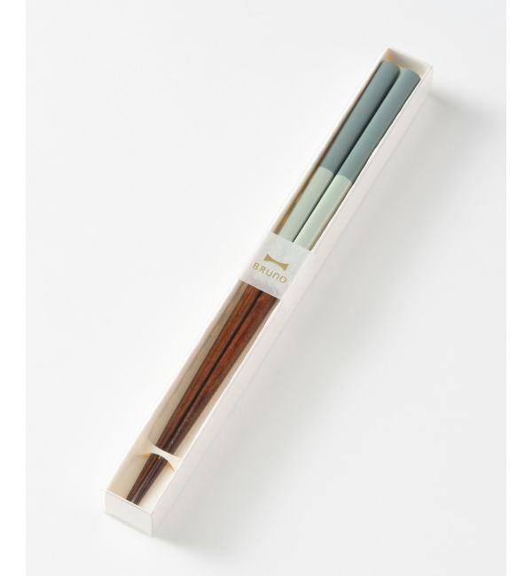BRUNO「BRUNOカラー四角塗分箸」|食器・キッチングッズ|グリーン