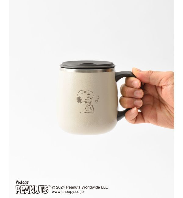 BRUNO「PEANUTS 蓋つきステンレスマグ short」|グラス・マグカップ|