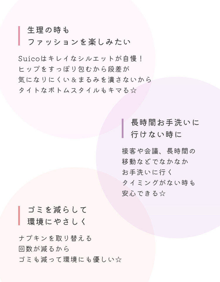 intesucre「アンテシュクレ Suico スイコ 吸水ショーツ 抗菌 消臭 吸水量20ml サニタリーショーツ ウイング対応 TSE006」|インナー|