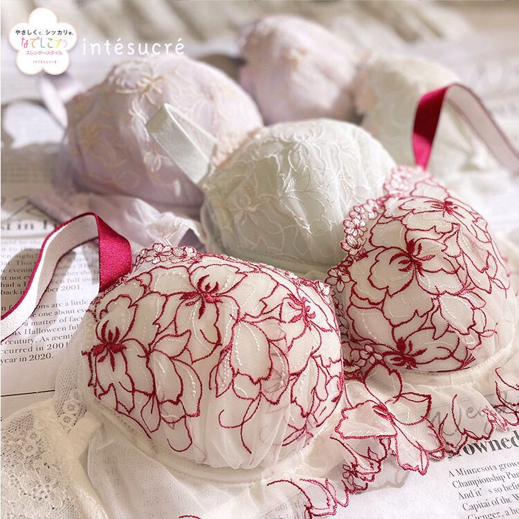 intesucre「アンテシュクレ なでしこブラ ブラジャー単品 サイドすっきりメイク CDEFGカップ IBT371」|インナー|
