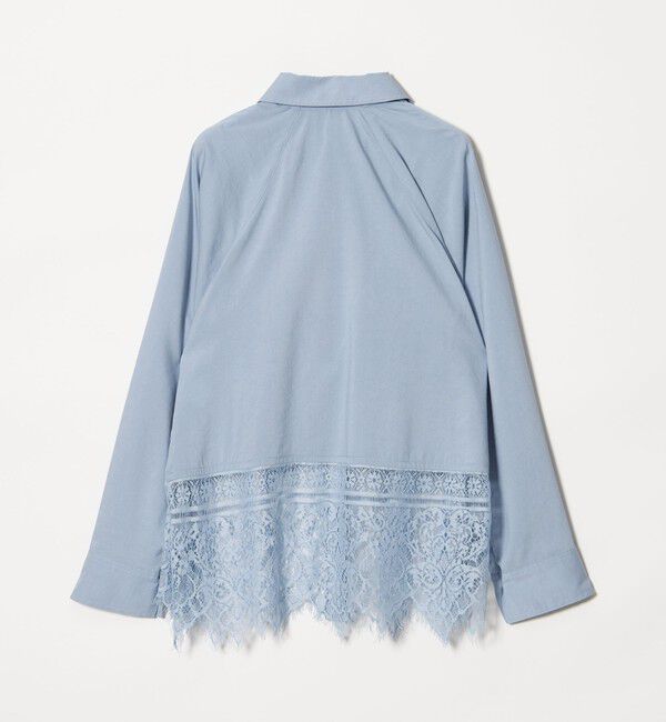 EMMEL REFINES「＜EMMEL REFINES＞EM レース レイヤー シャツ」|シャツ・ブラウス|